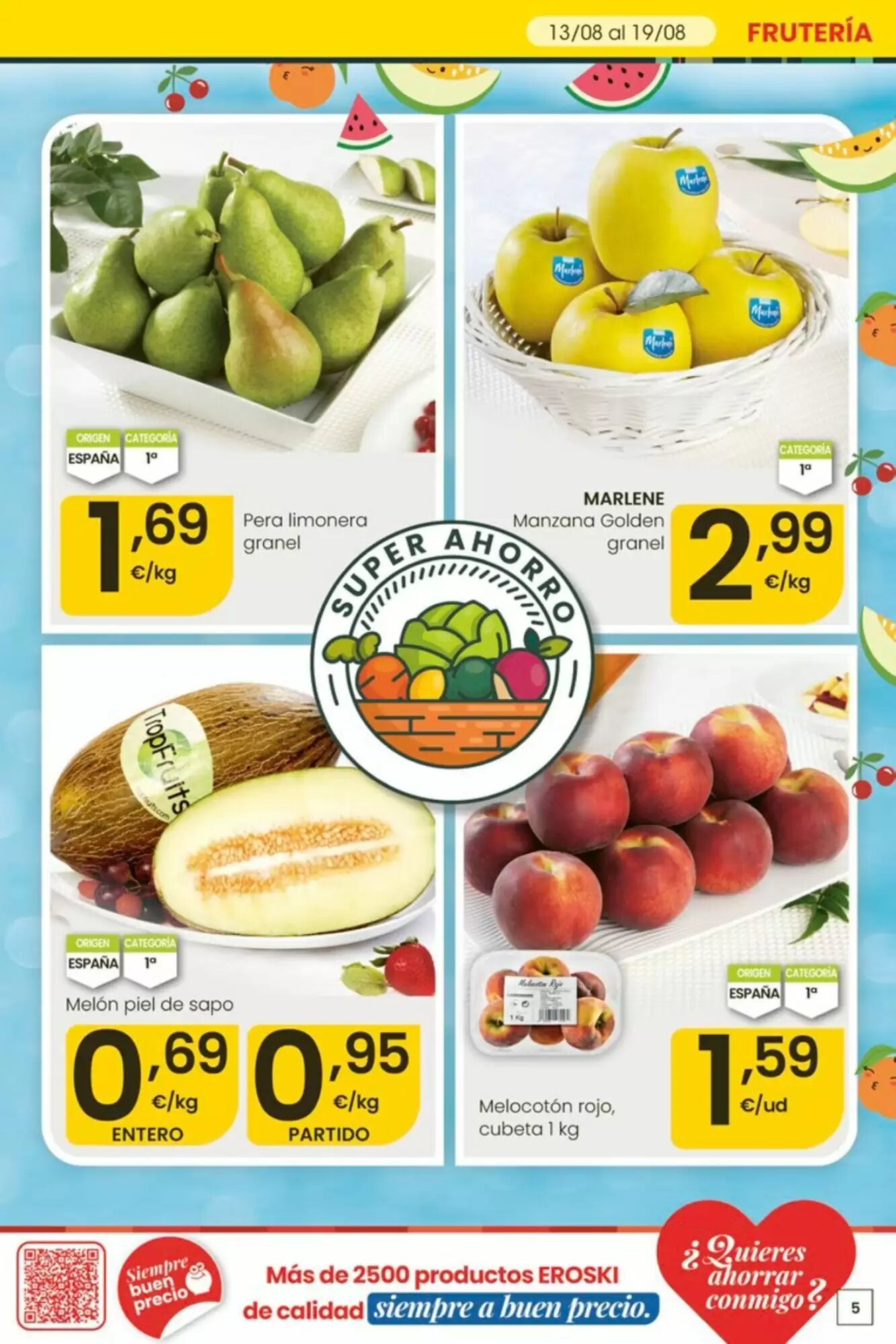 Folleto promocional de Eroski válido desde el 13/08/2026 - Página 5.