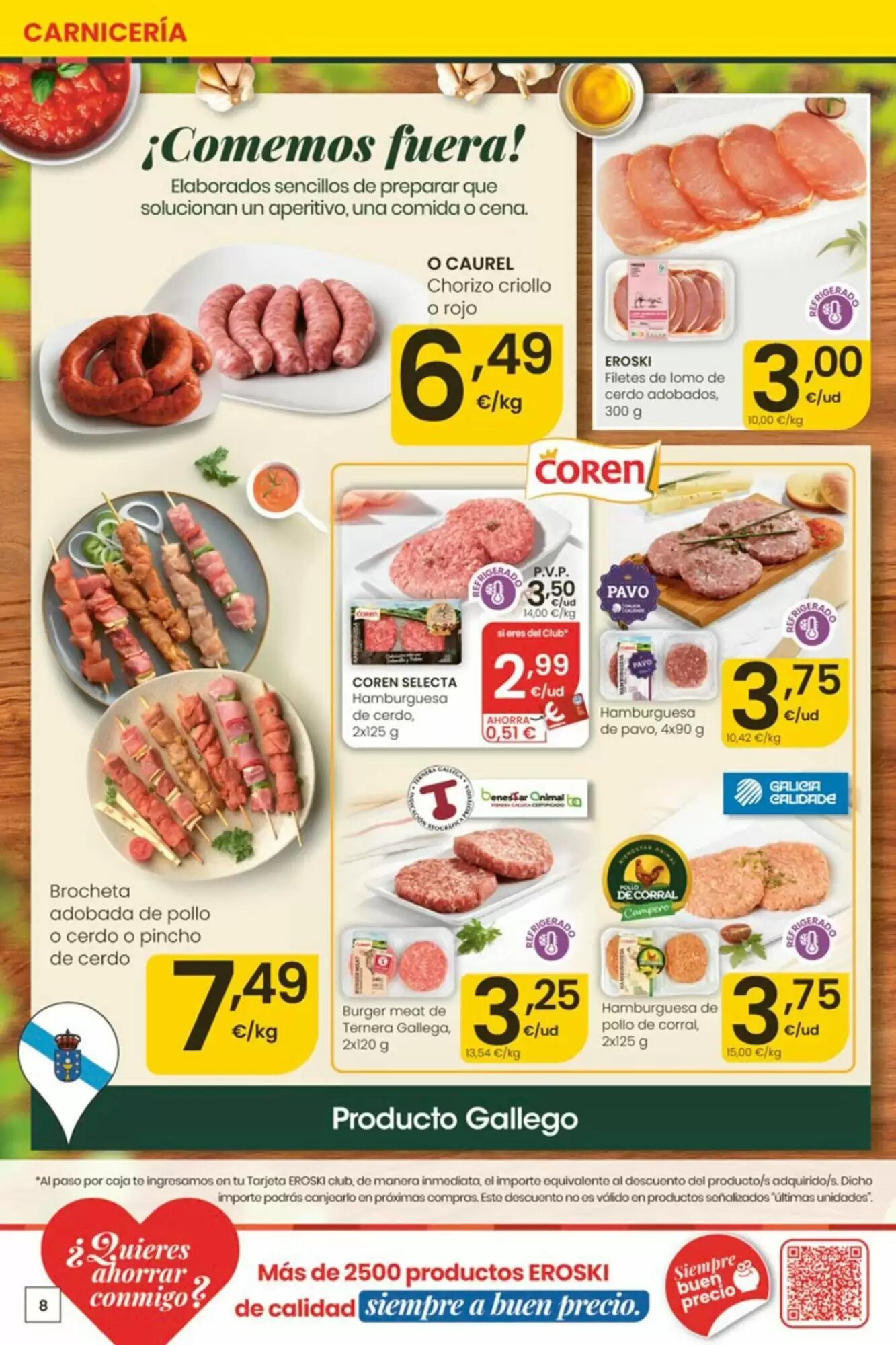 Folleto promocional de Eroski válido desde el 13/08/2026 - Página 8.