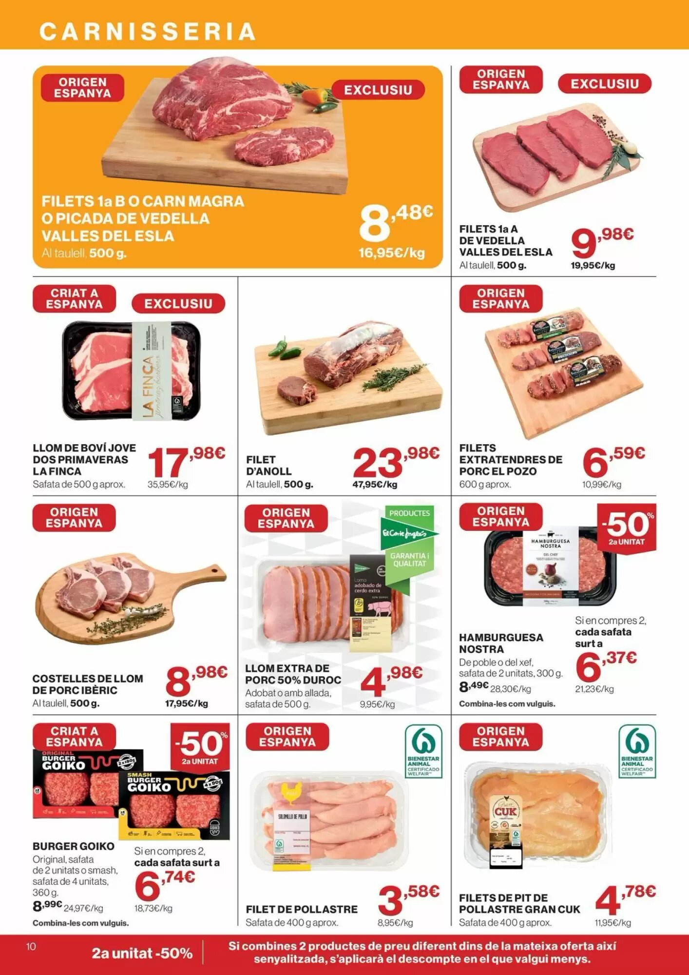 Folleto promocional de Hipercor válido desde el 13/08/2026 - Página 10.