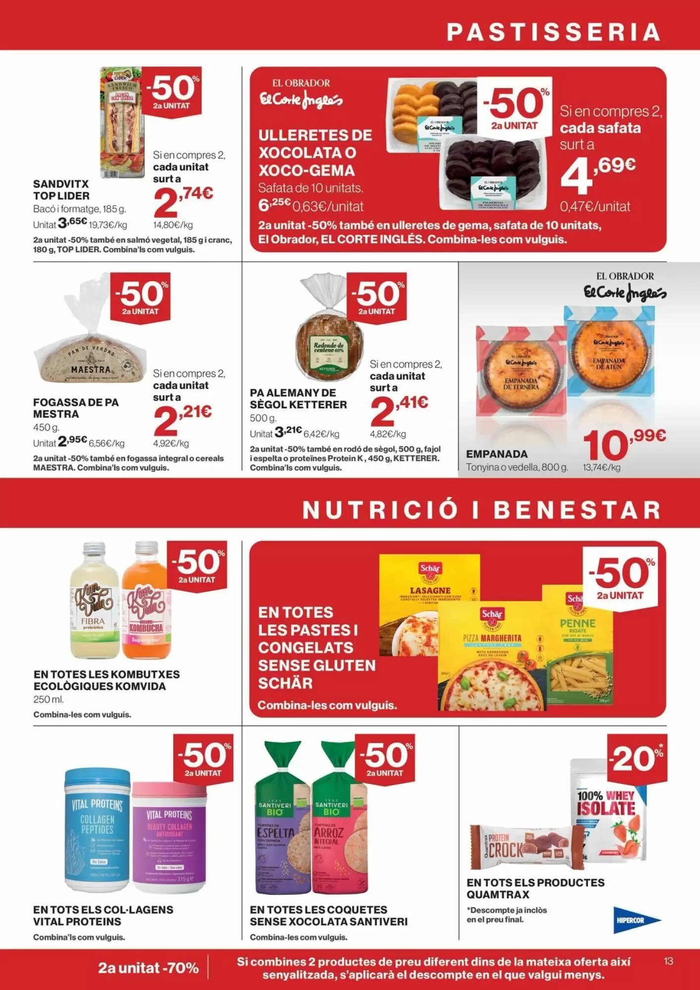 Folleto promocional de Hipercor válido desde el 13/08/2026 - Página 13.