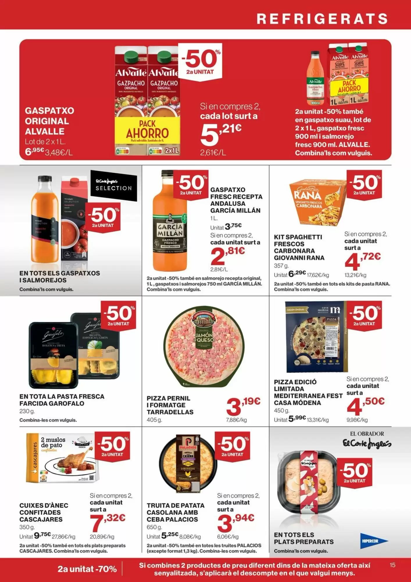 Folleto promocional de Hipercor válido desde el 13/08/2026 - Página 15.
