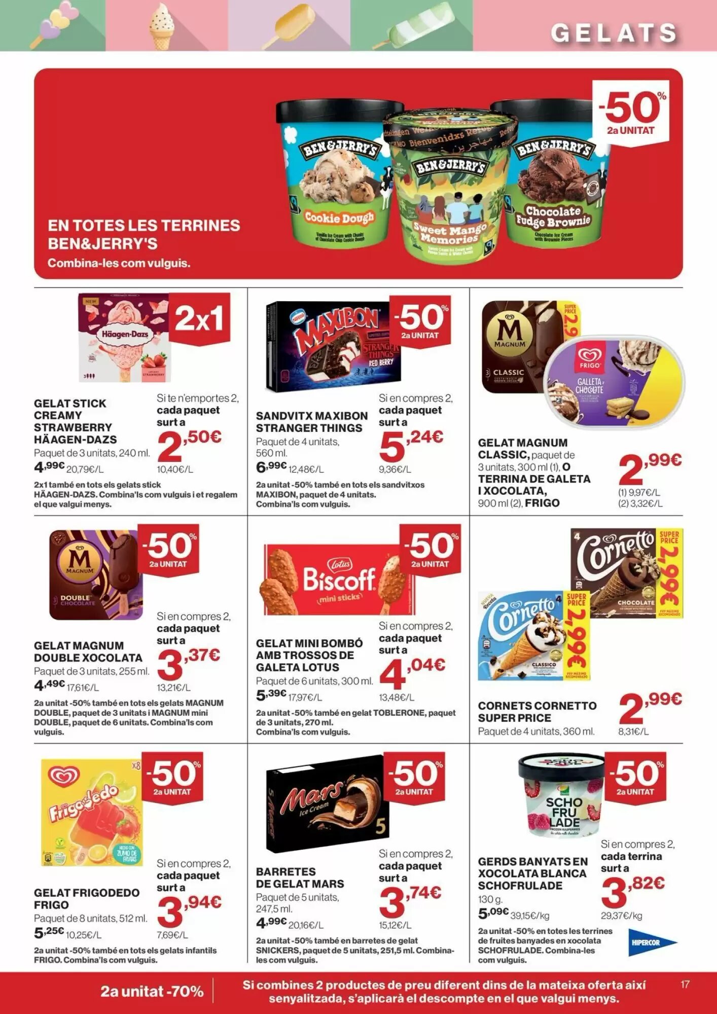 Folleto promocional de Hipercor válido desde el 13/08/2026 - Página 17.