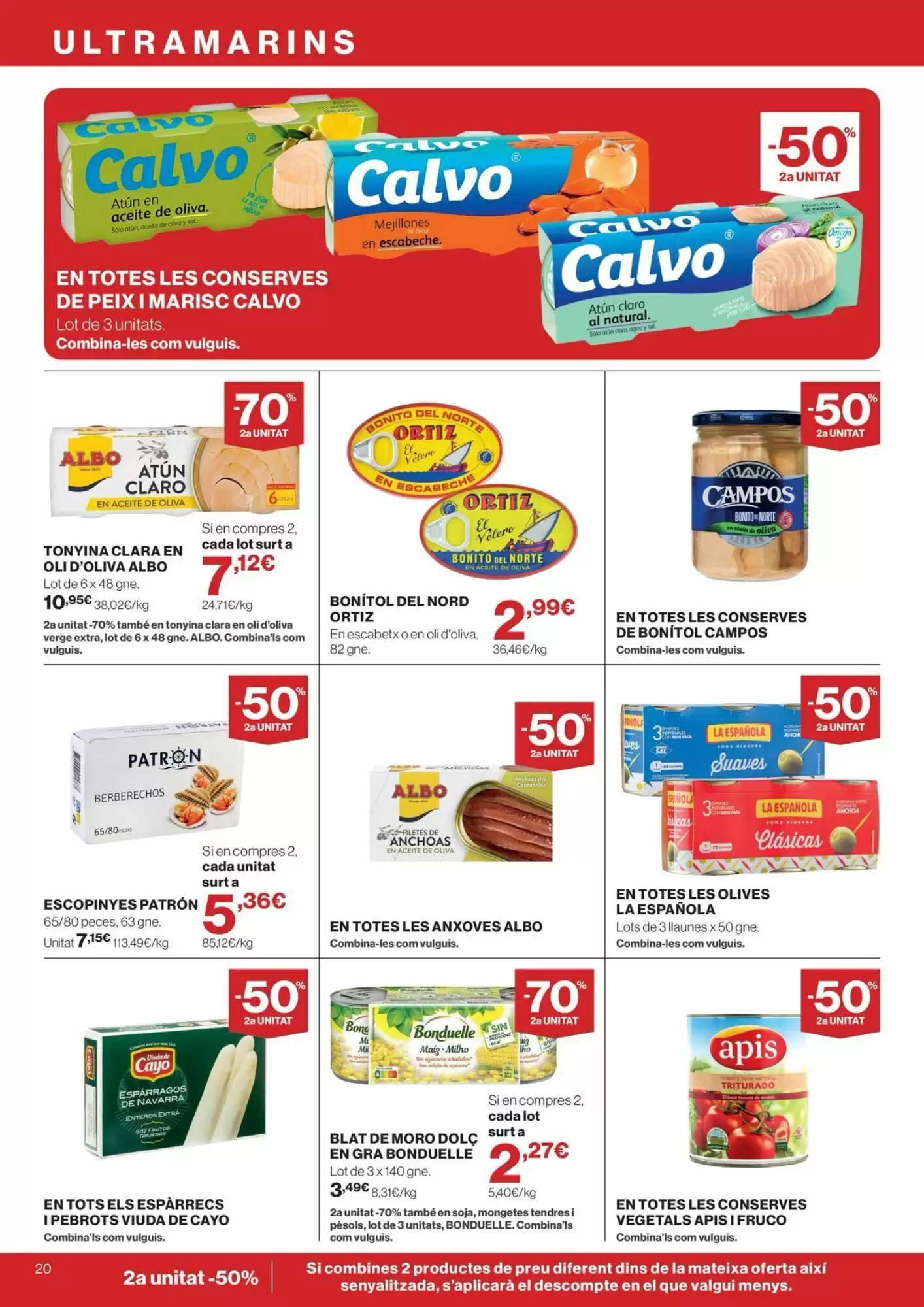 Folleto promocional de Hipercor válido desde el 13/08/2026 - Página 20.