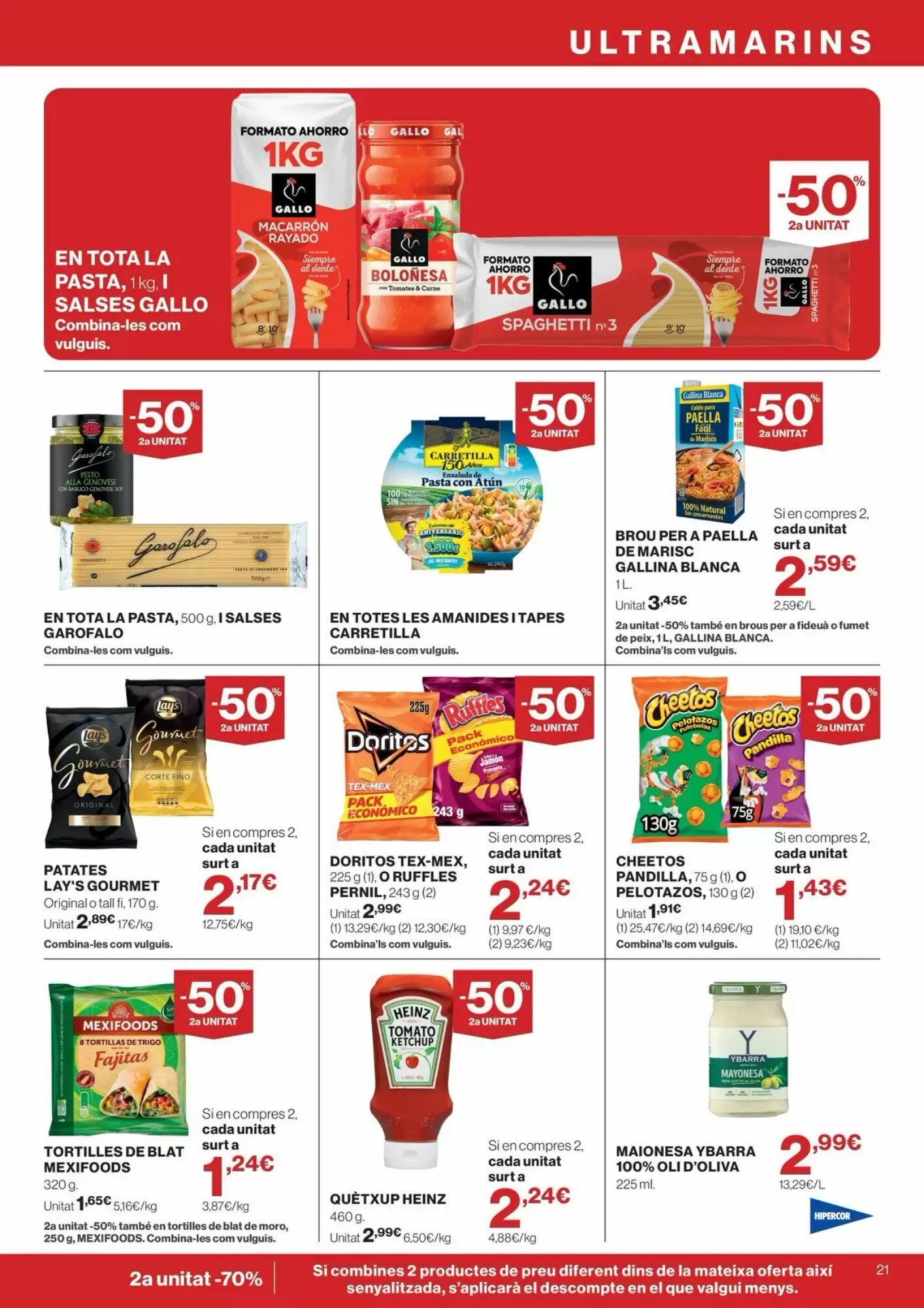 Folleto promocional de Hipercor válido desde el 13/08/2026 - Página 21.