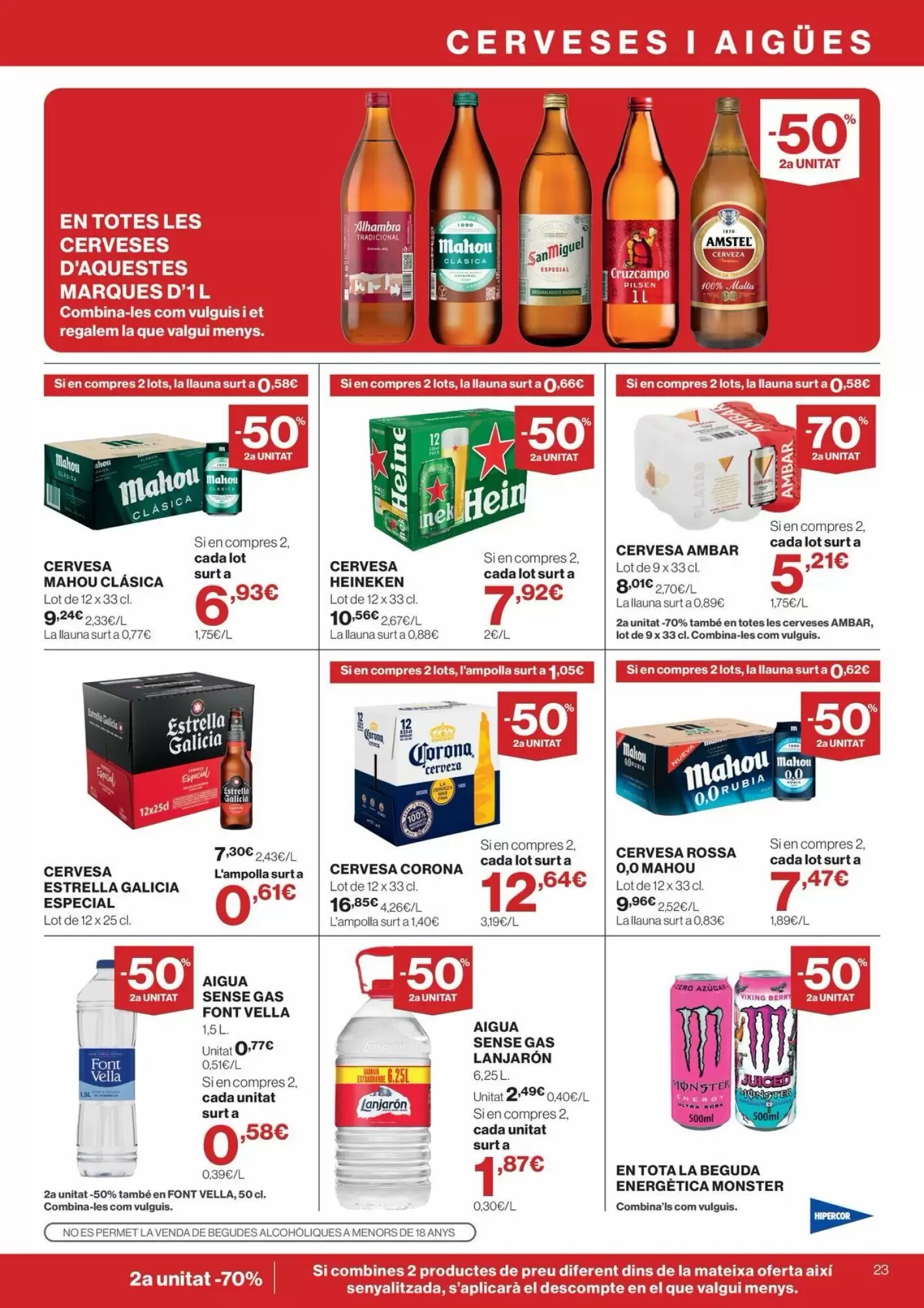 Folleto promocional de Hipercor válido desde el 13/08/2026 - Página 23.