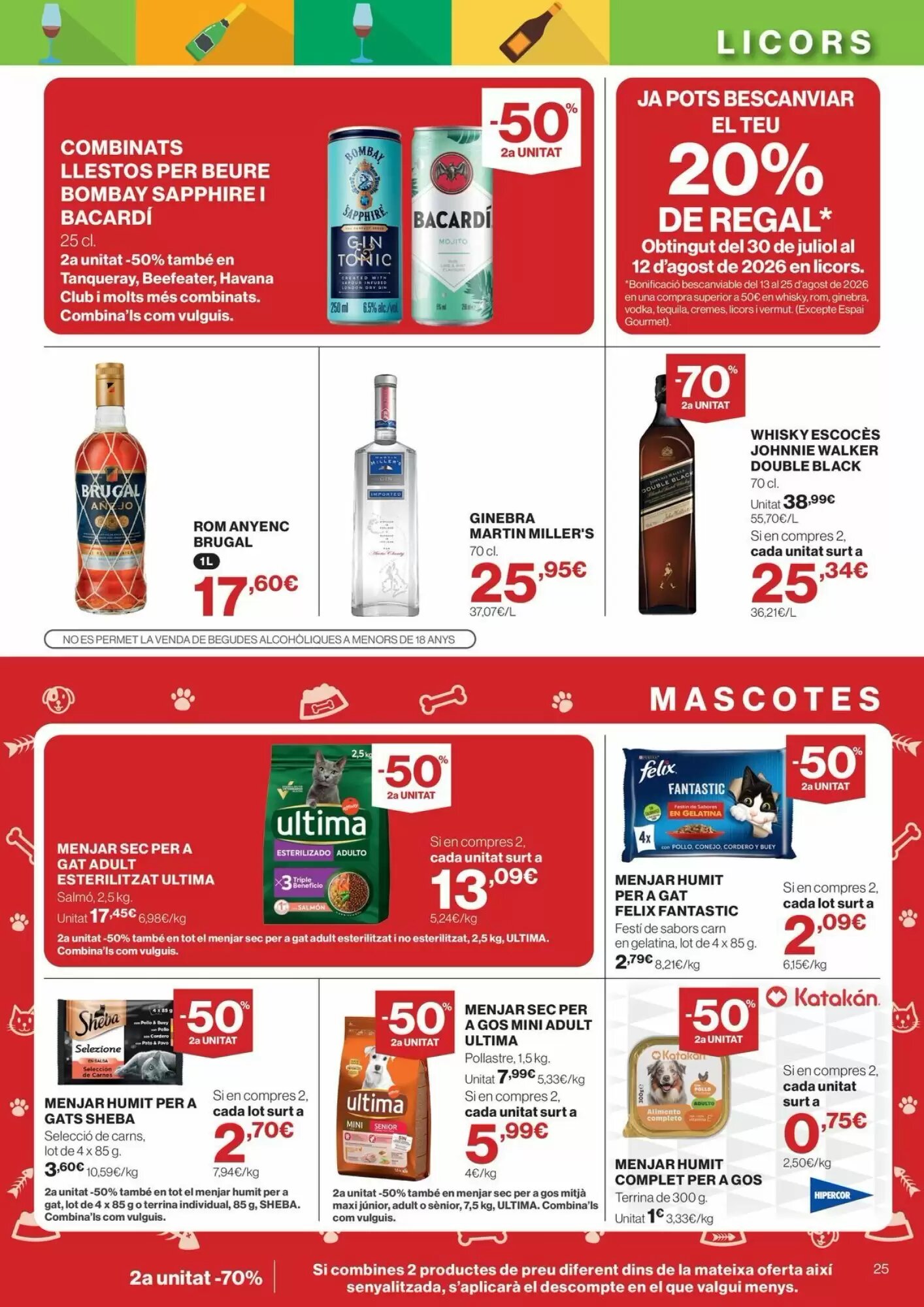 Folleto promocional de Hipercor válido desde el 13/08/2026 - Página 25.