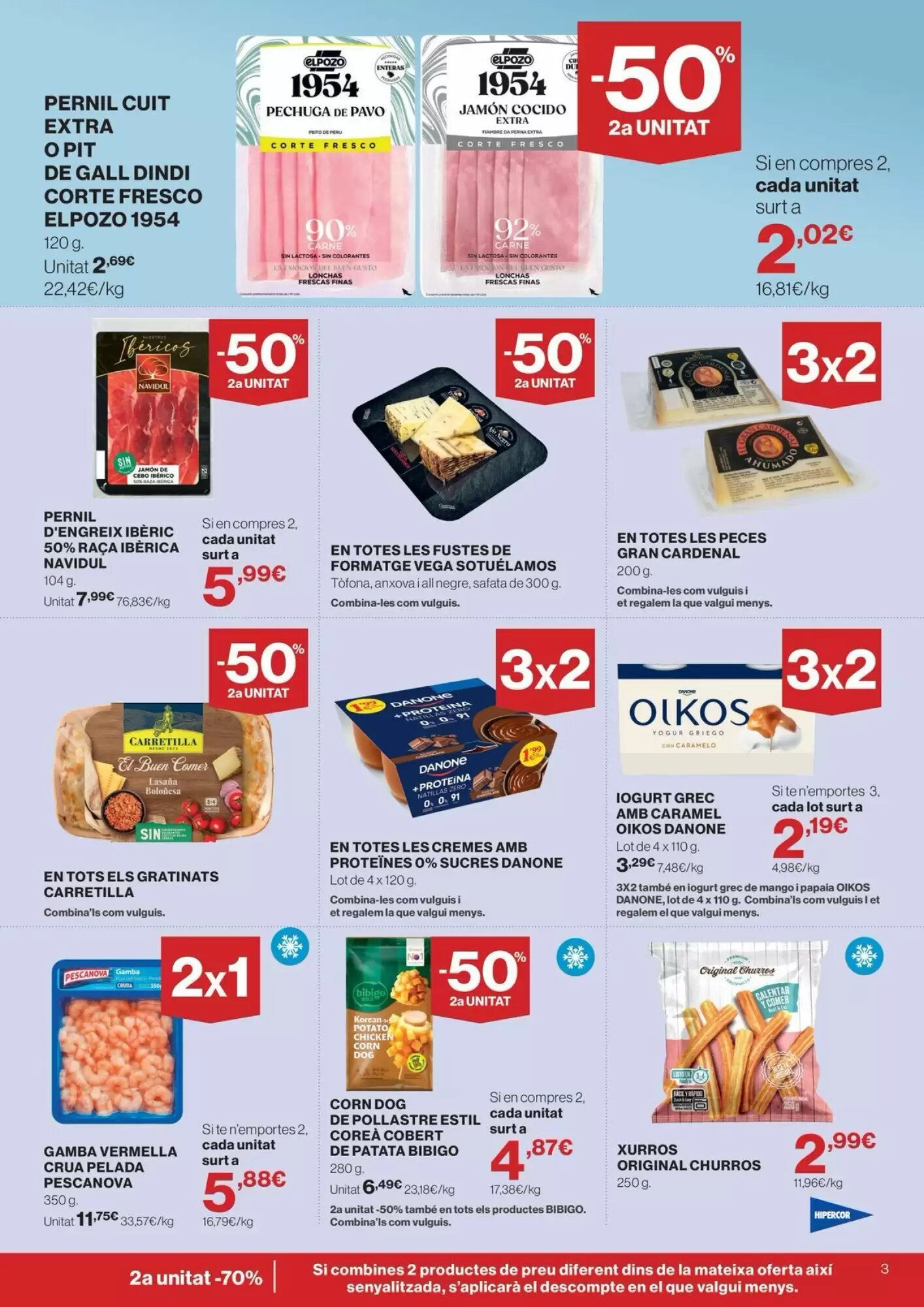 Folleto promocional de Hipercor válido desde el 13/08/2026 - Página 3.