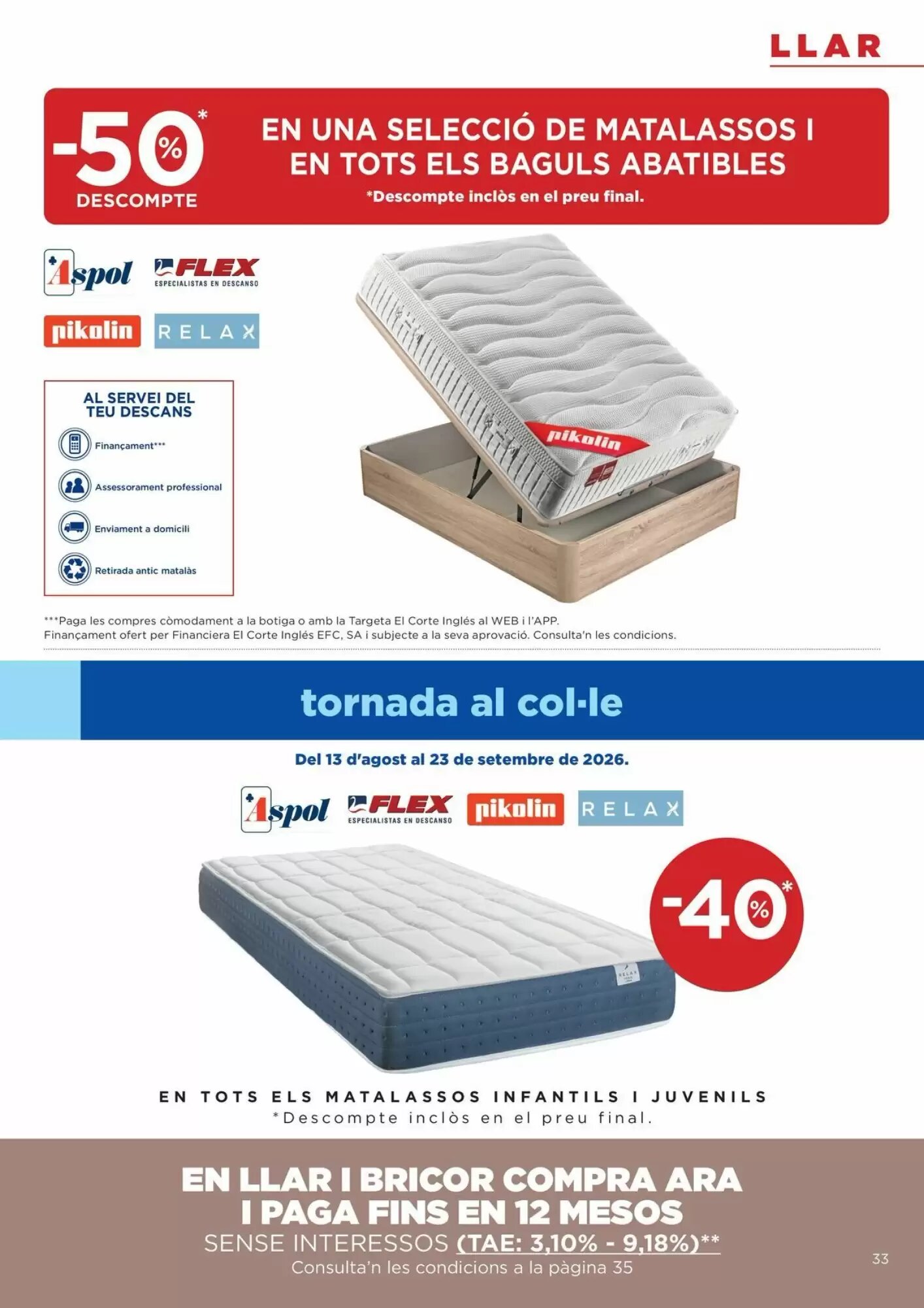 Folleto promocional de Hipercor válido desde el 13/08/2026 - Página 33.