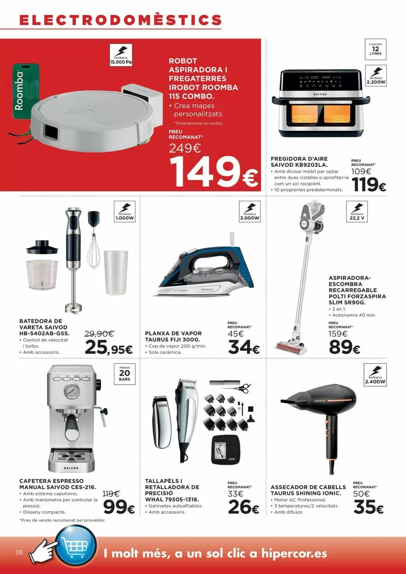 Folleto promocional de Hipercor válido desde el 13/08/2026 - Página 36.