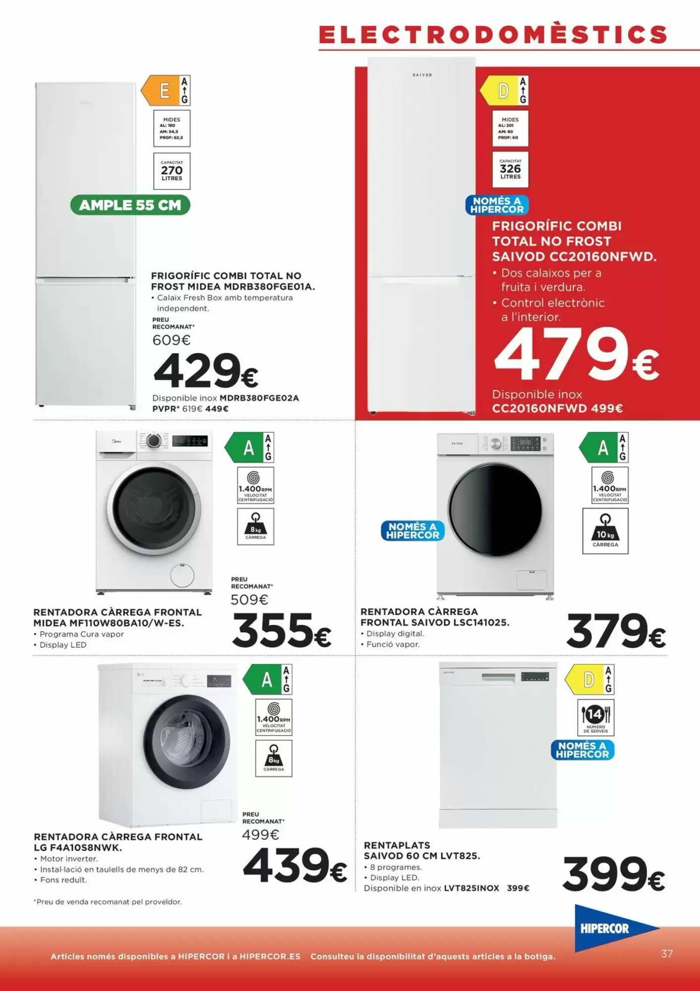 Folleto promocional de Hipercor válido desde el 13/08/2026 - Página 37.