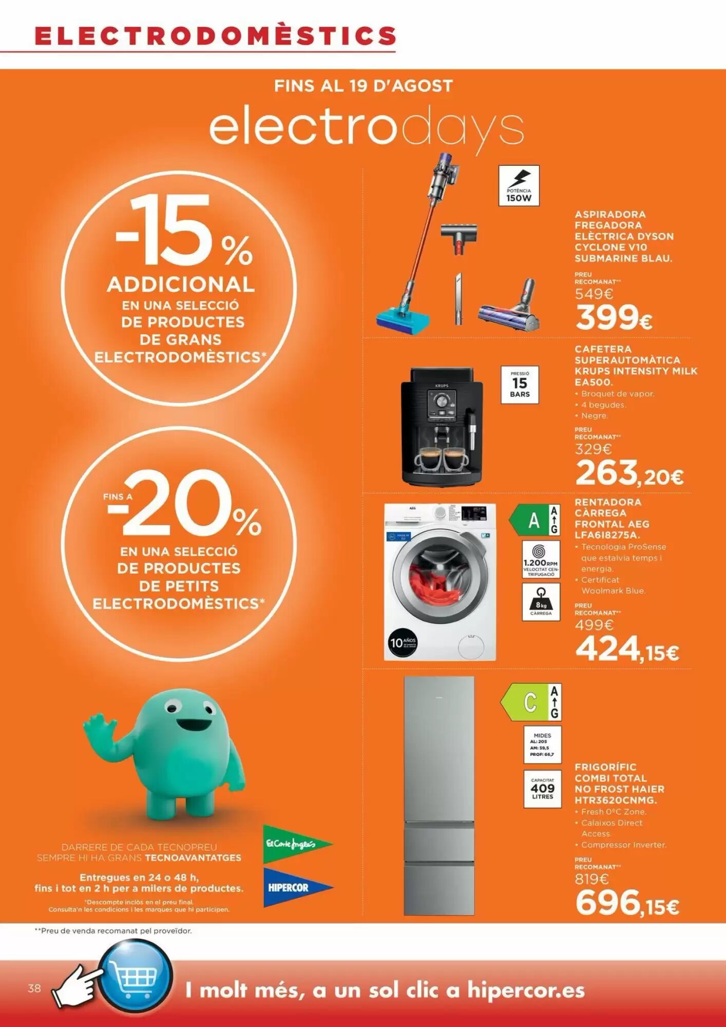 Folleto promocional de Hipercor válido desde el 13/08/2026 - Página 38.