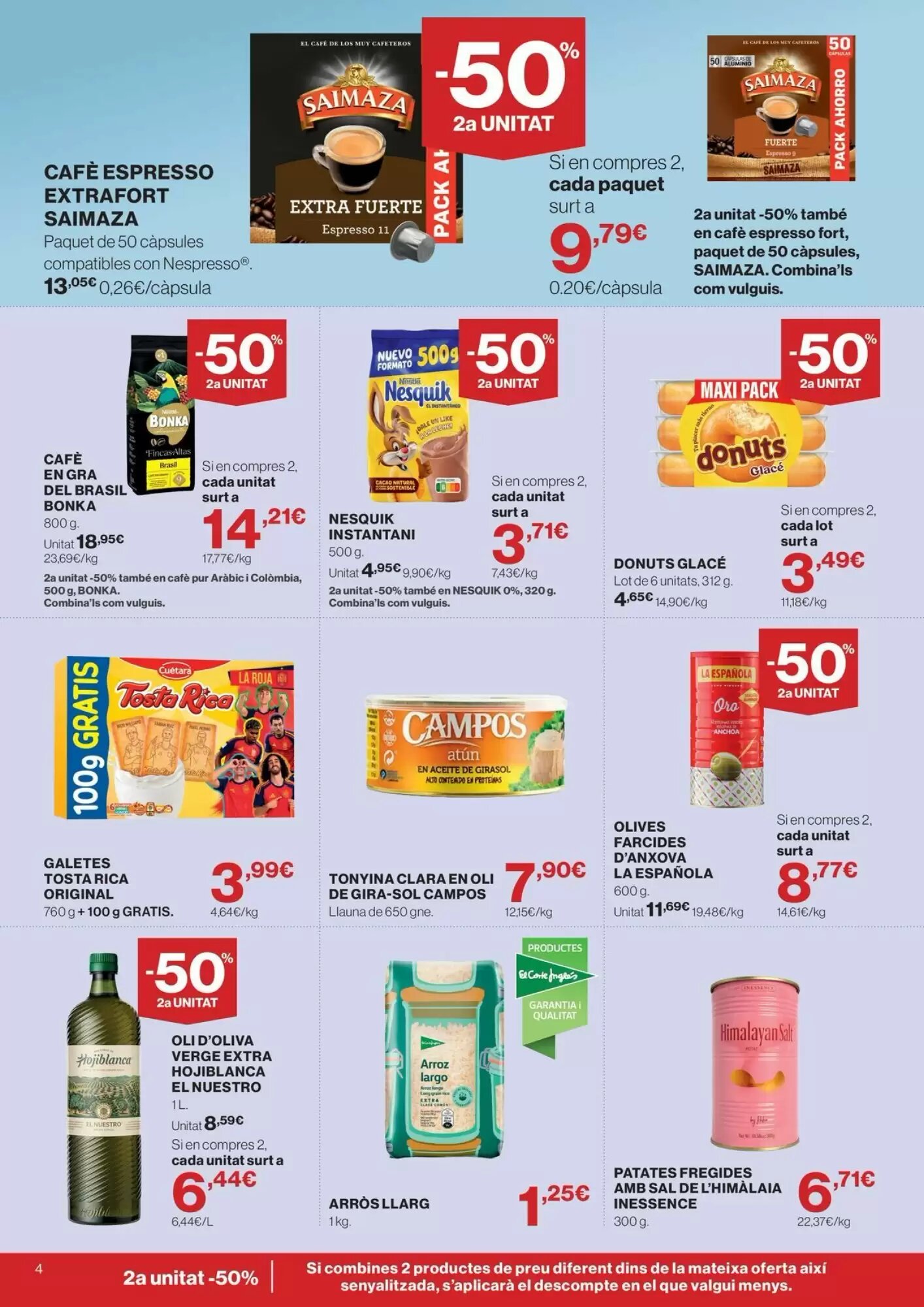 Folleto promocional de Hipercor válido desde el 13/08/2026 - Página 4.