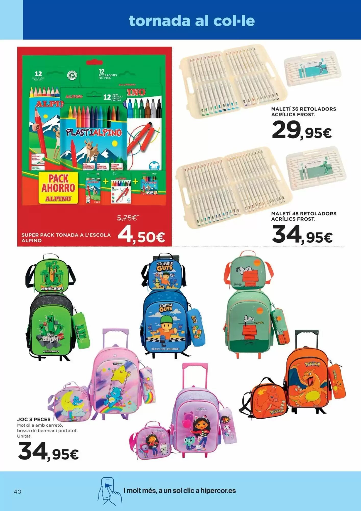Folleto promocional de Hipercor válido desde el 13/08/2026 - Página 40.
