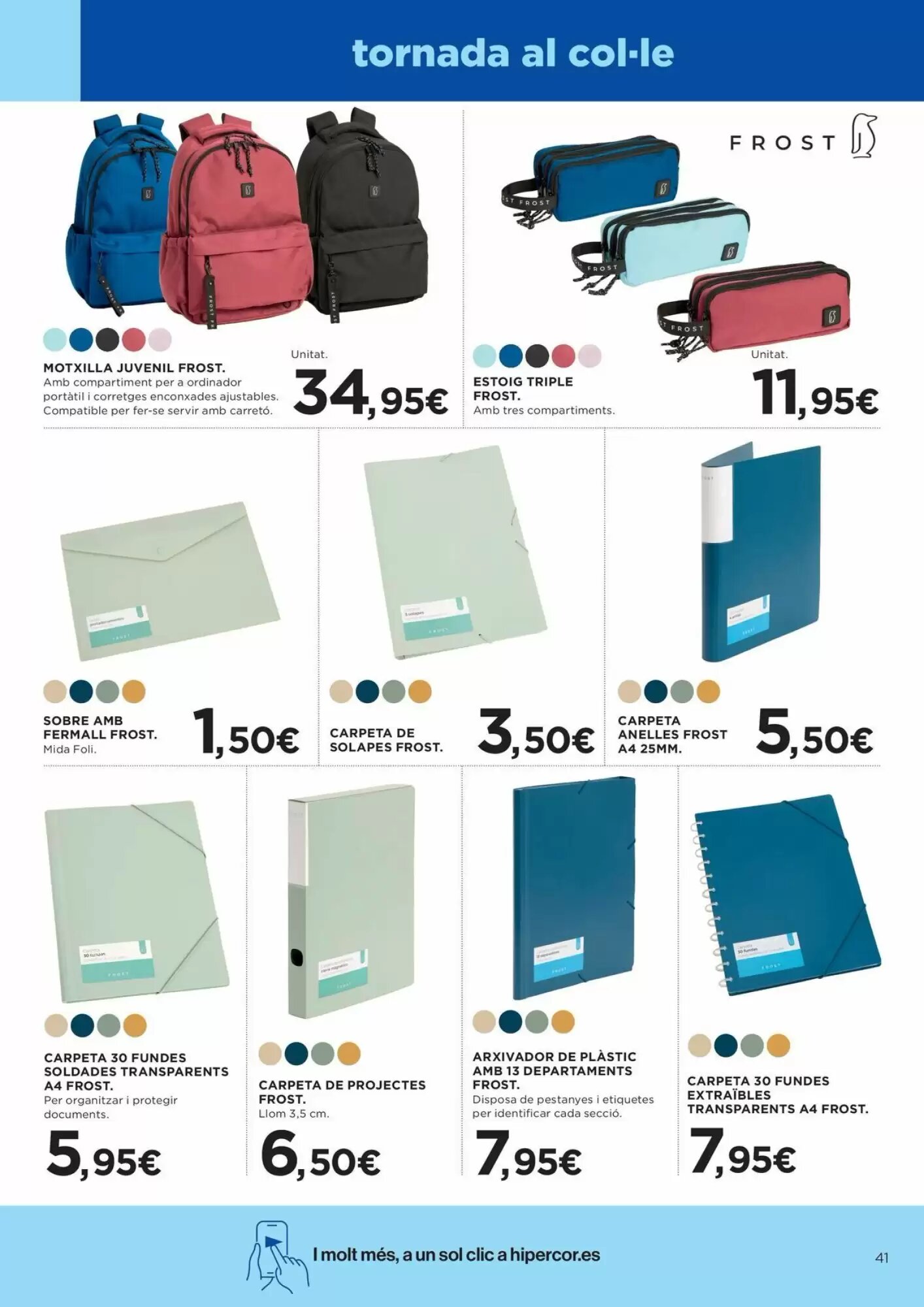 Folleto promocional de Hipercor válido desde el 13/08/2026 - Página 41.