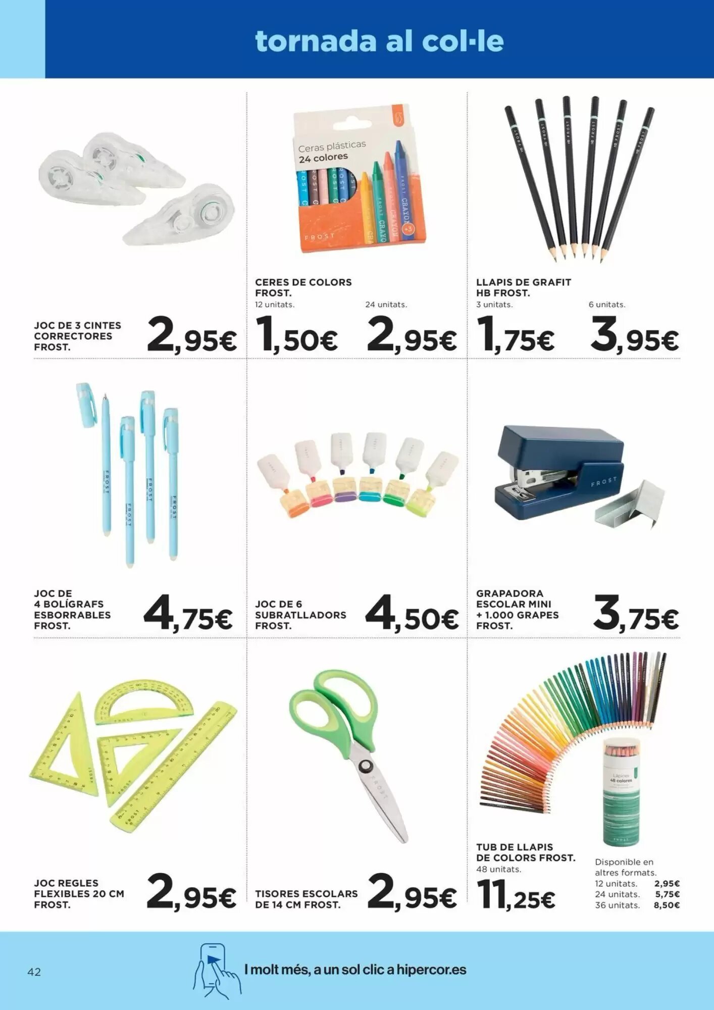 Folleto promocional de Hipercor válido desde el 13/08/2026 - Página 42.