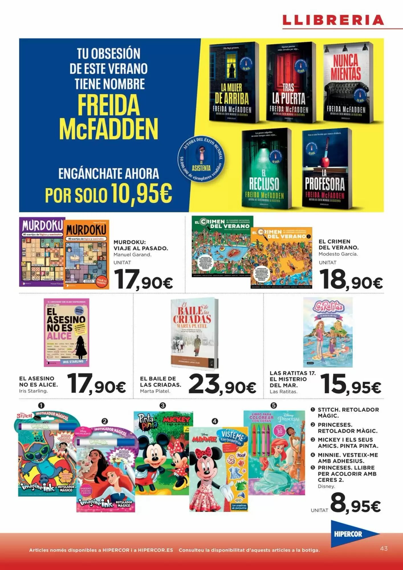 Folleto promocional de Hipercor válido desde el 13/08/2026 - Página 43.