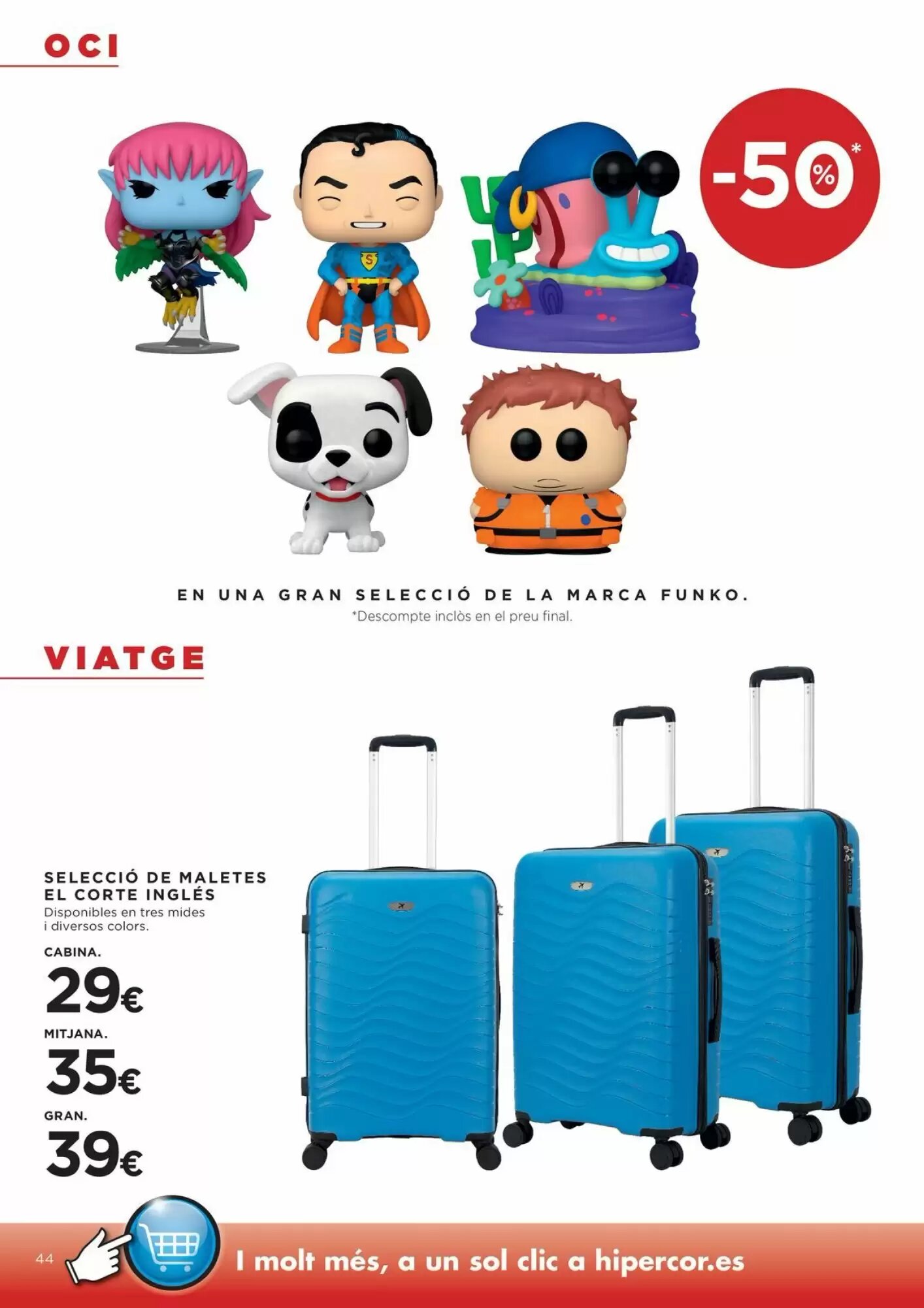 Folleto promocional de Hipercor válido desde el 13/08/2026 - Página 44.