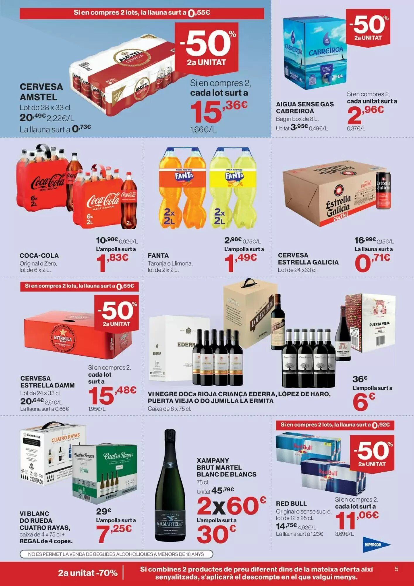 Folleto promocional de Hipercor válido desde el 13/08/2026 - Página 5.