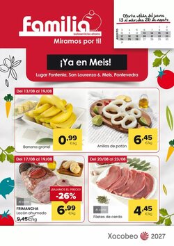Folleto promocional de Autoservicios Familia válido desde el 13/08/2026