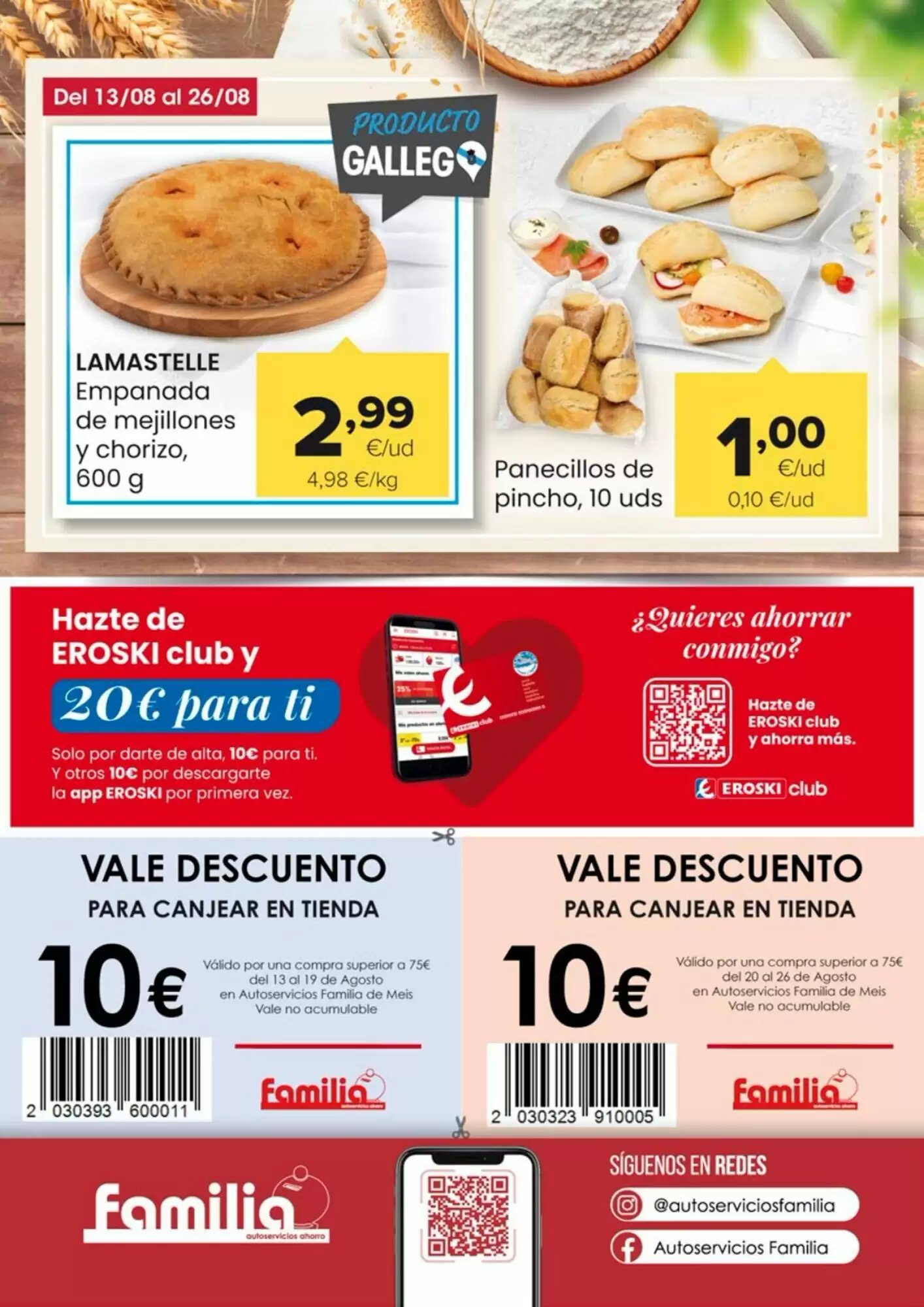 Folleto promocional de Autoservicios Familia válido desde el 13/08/2026 - Página 4.