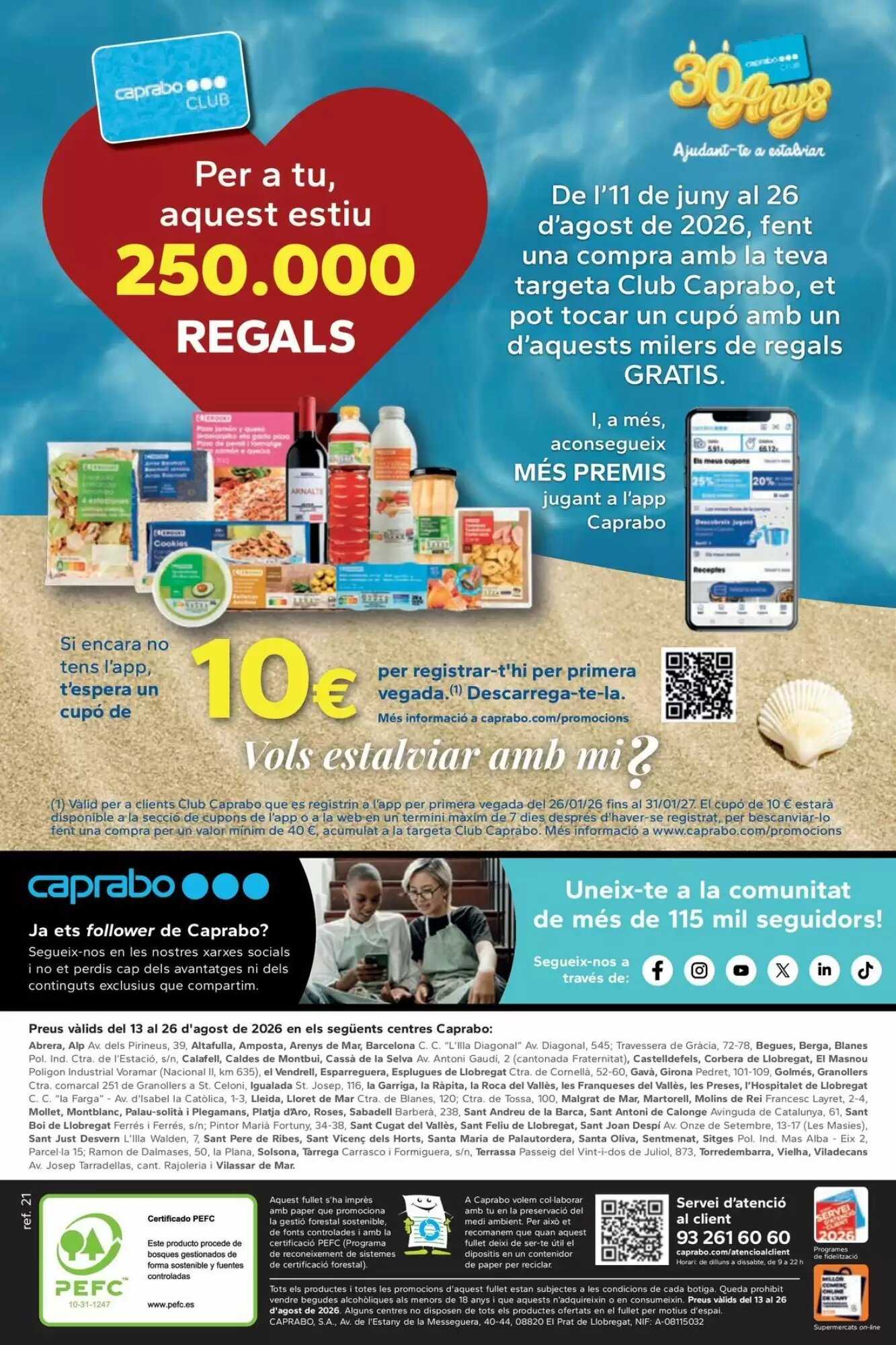 Folleto promocional de Caprabo válido desde el 13/08/2026 - Página 20.