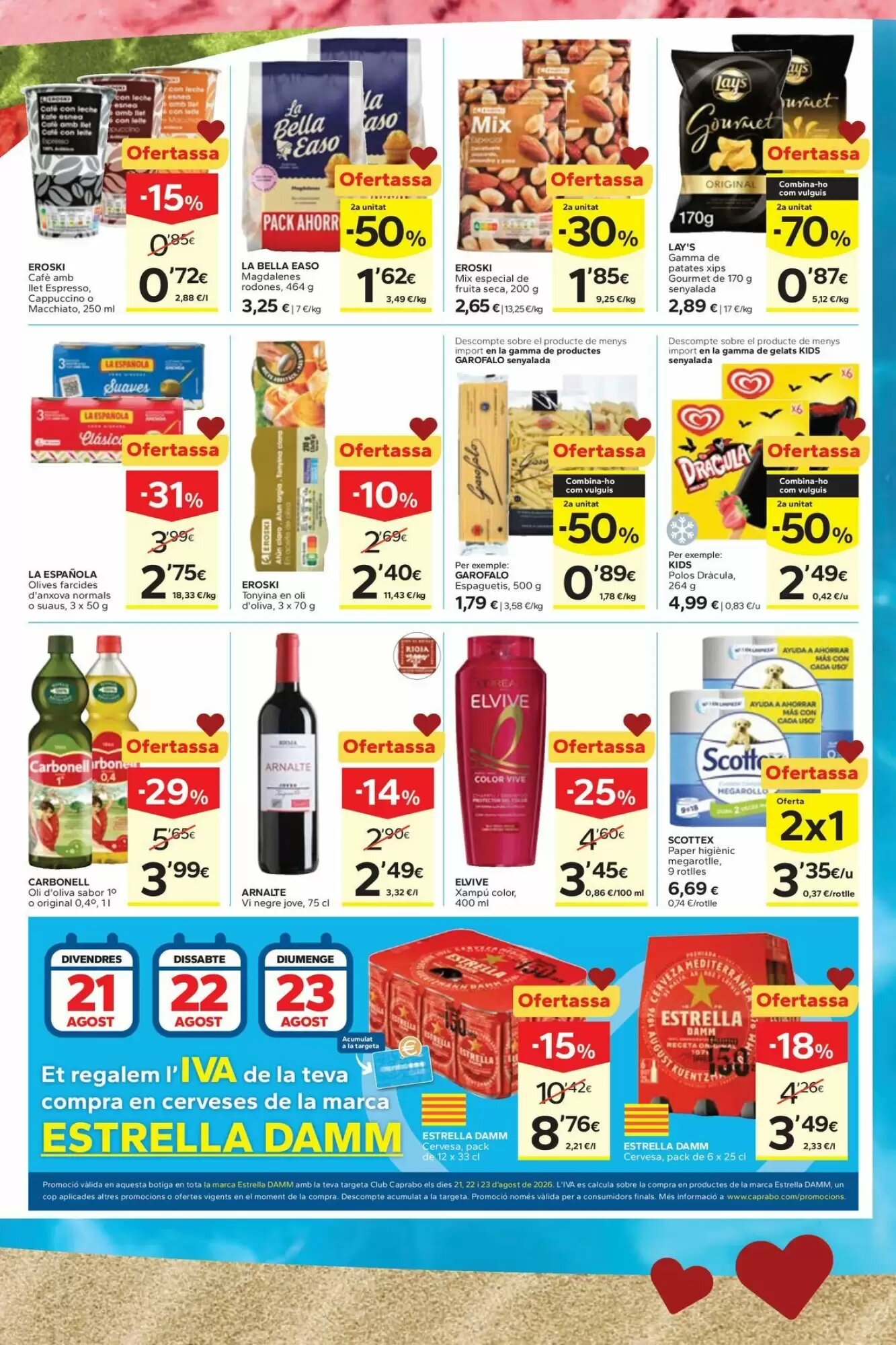 Folleto promocional de Caprabo válido desde el 13/08/2026 - Página 3.