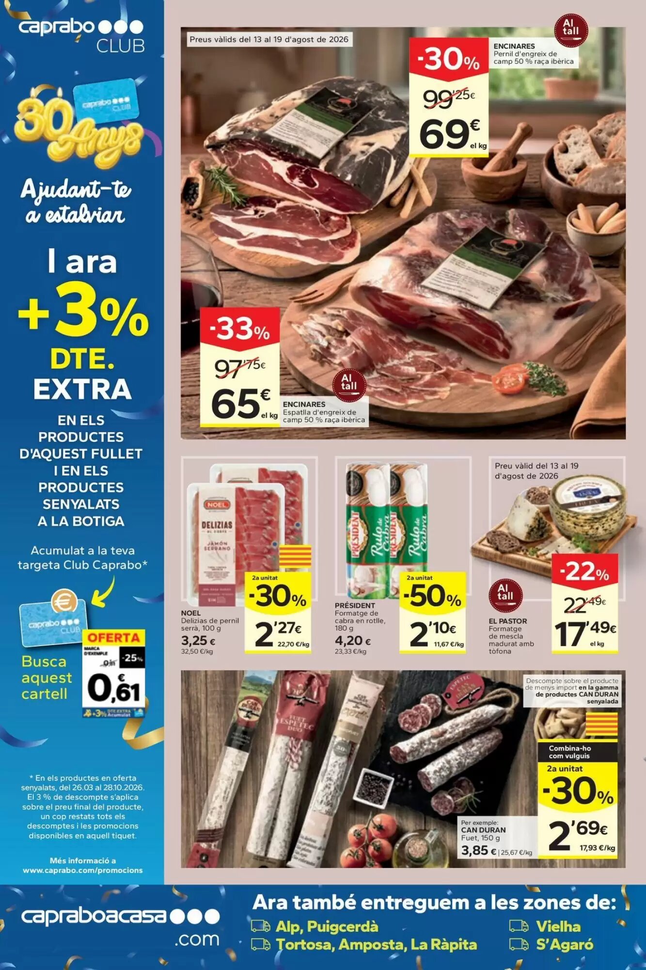 Folleto promocional de Caprabo válido desde el 13/08/2026 - Página 6.