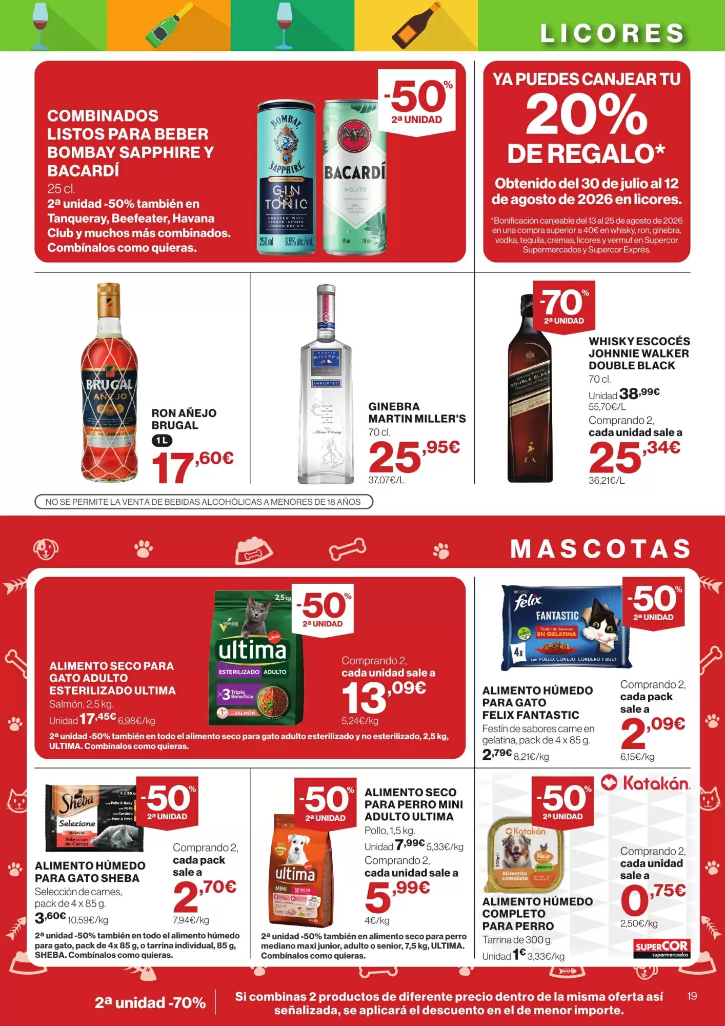Folleto promocional de Supercor válido desde el 13/08/2026 - Página 19.