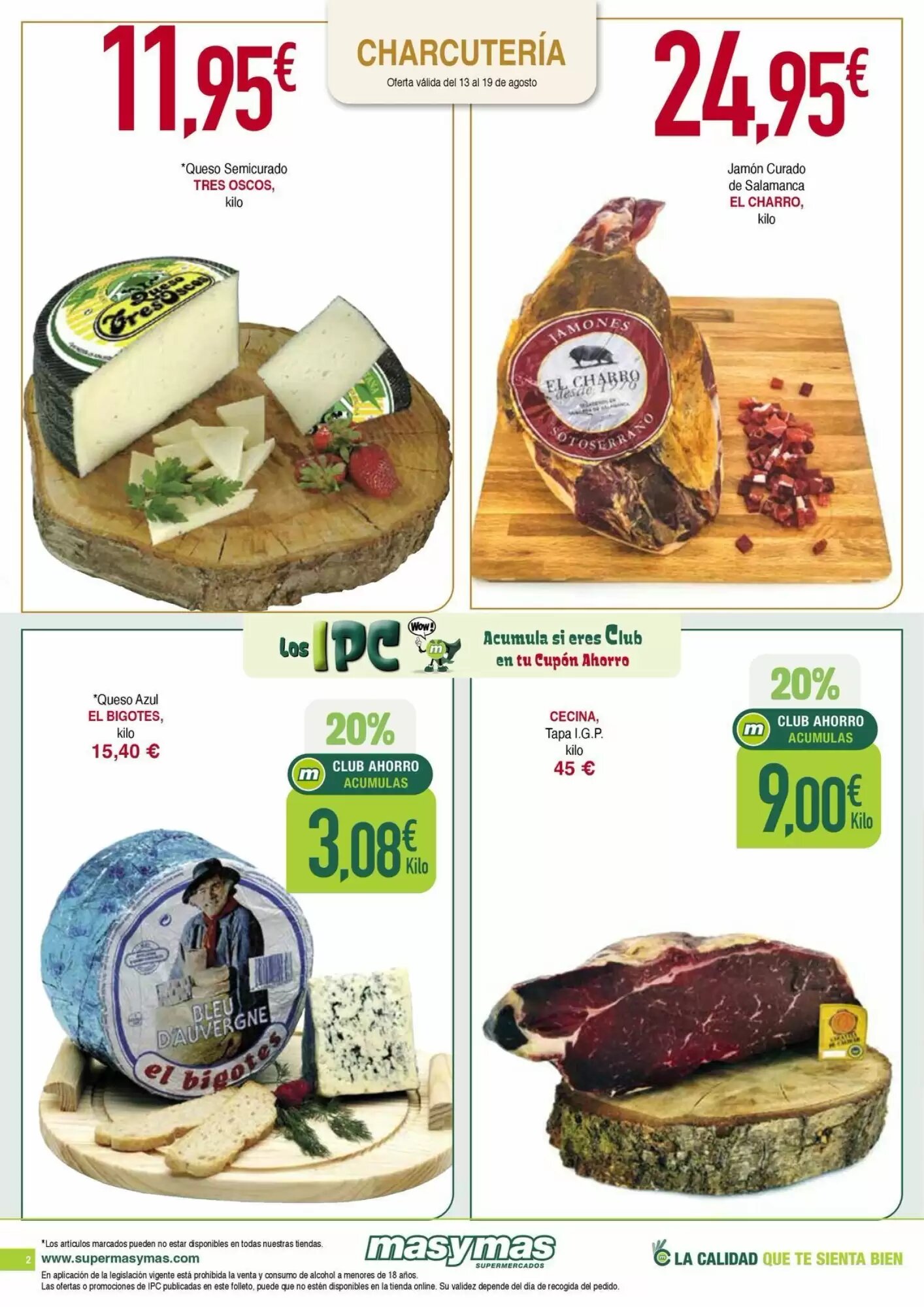 Folleto promocional de Masymas válido desde el 13/08/2026 - Página 2.