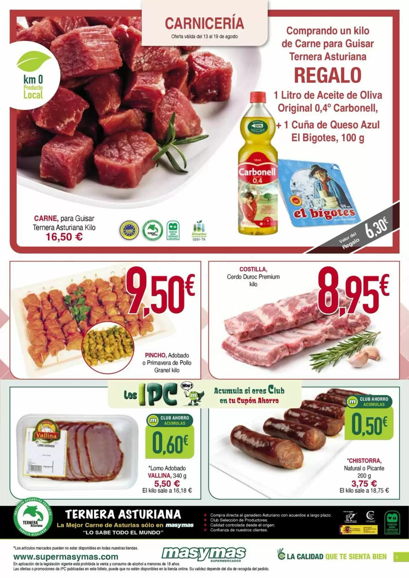 Folleto promocional de Masymas válido desde el 13/08/2026 - Página 3.