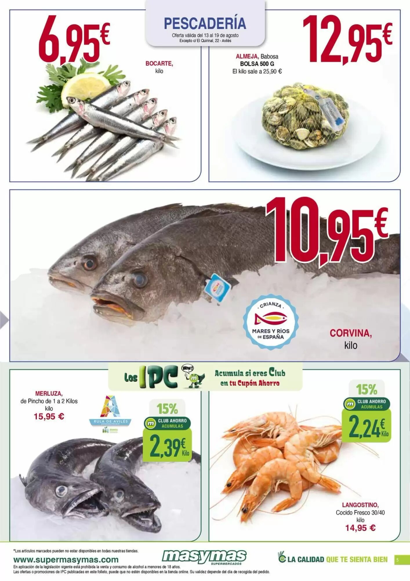 Folleto promocional de Masymas válido desde el 13/08/2026 - Página 5.