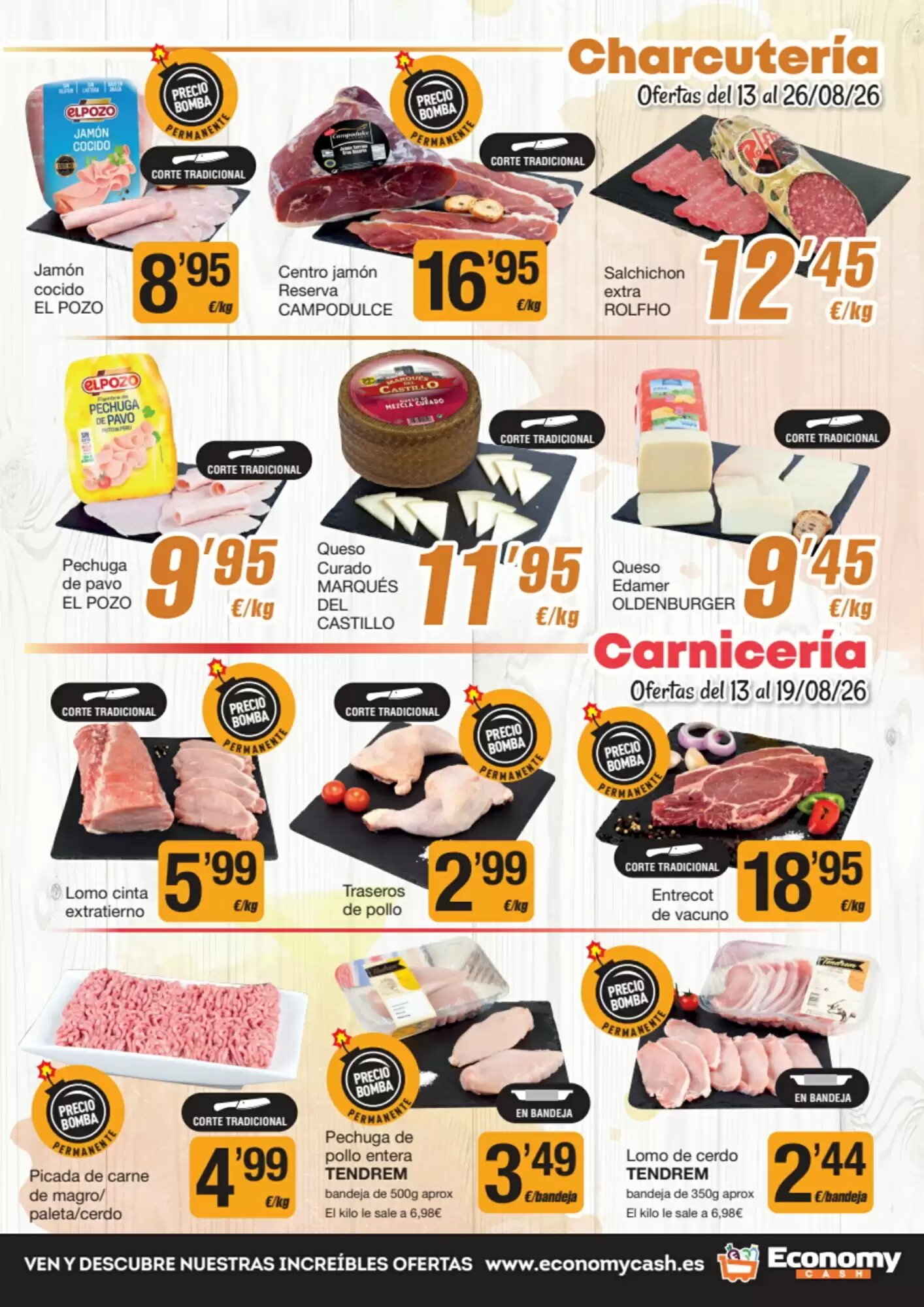 Folleto promocional de Economy Cash válido desde el 13/08/2026 - Página 3.