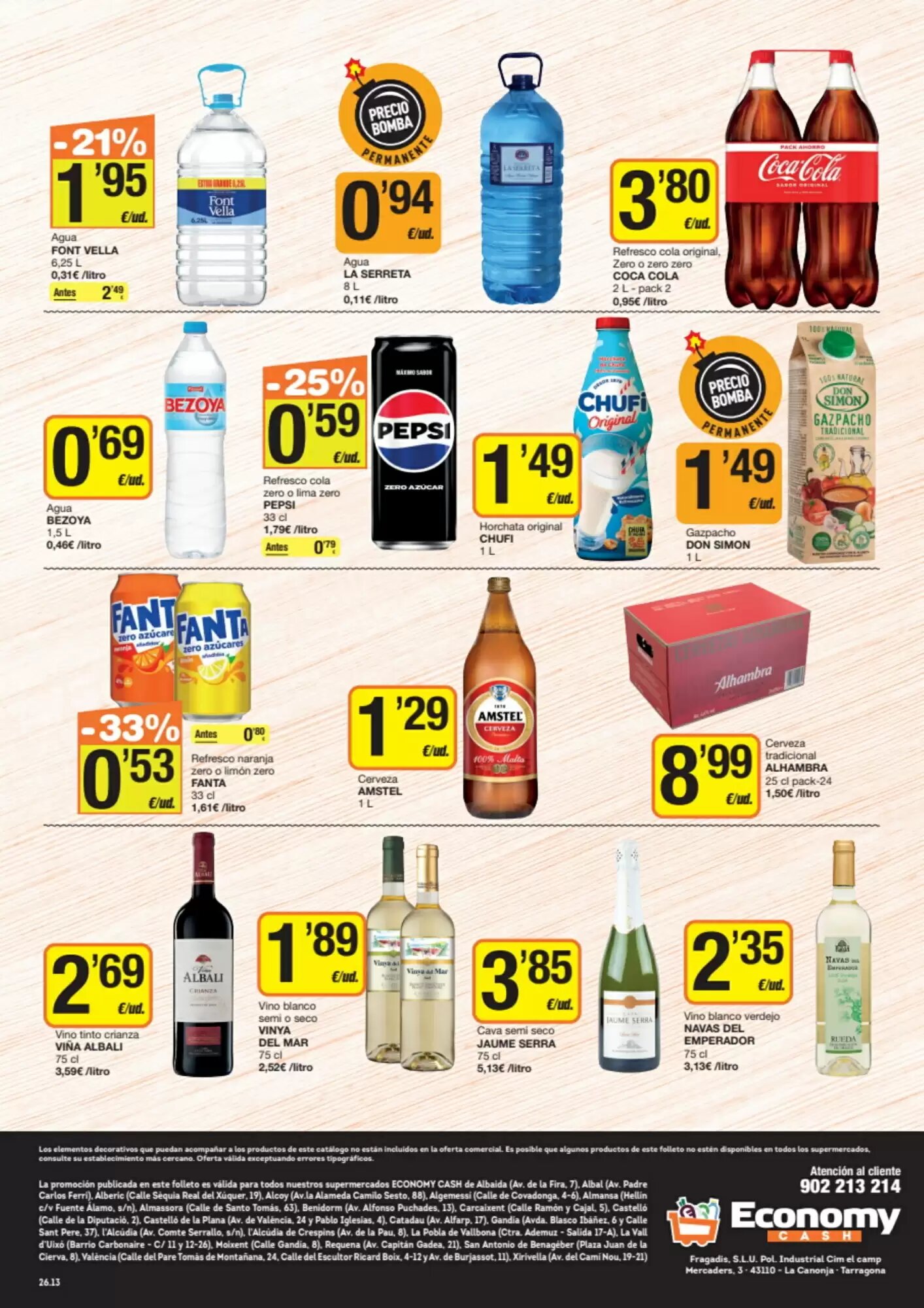 Folleto promocional de Economy Cash válido desde el 13/08/2026 - Página 8.