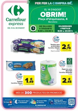 Folleto promocional de Carrefour válido desde el 14/08/2026