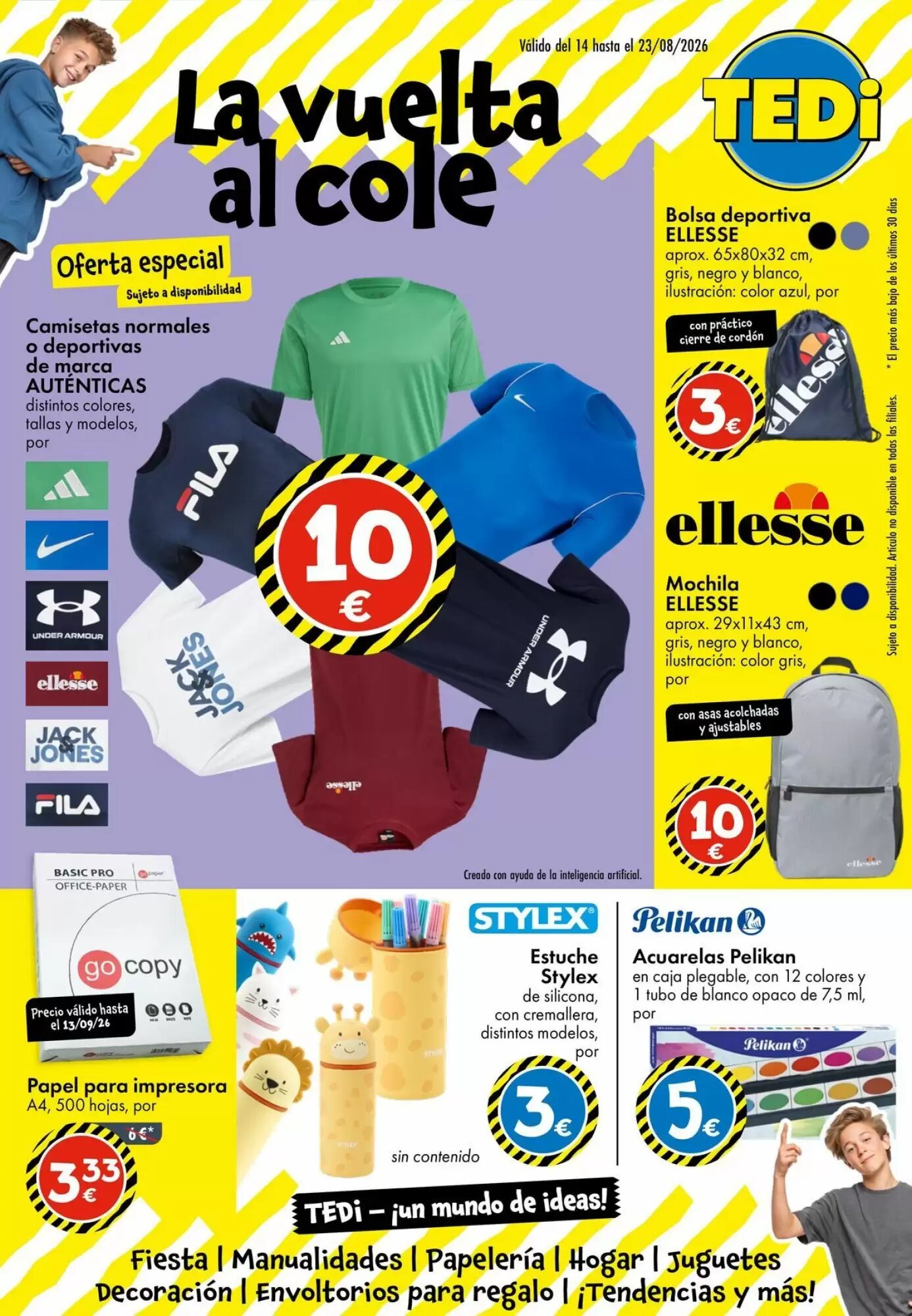 Folleto promocional de TEDi válido desde el 14/08/2026 - Página 1.