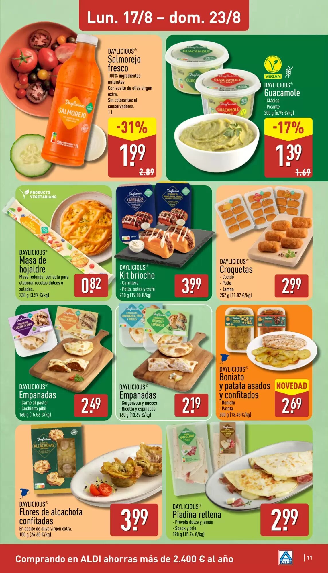 Folleto promocional de ALDI válido desde el 17/08/2026 - Página 11.