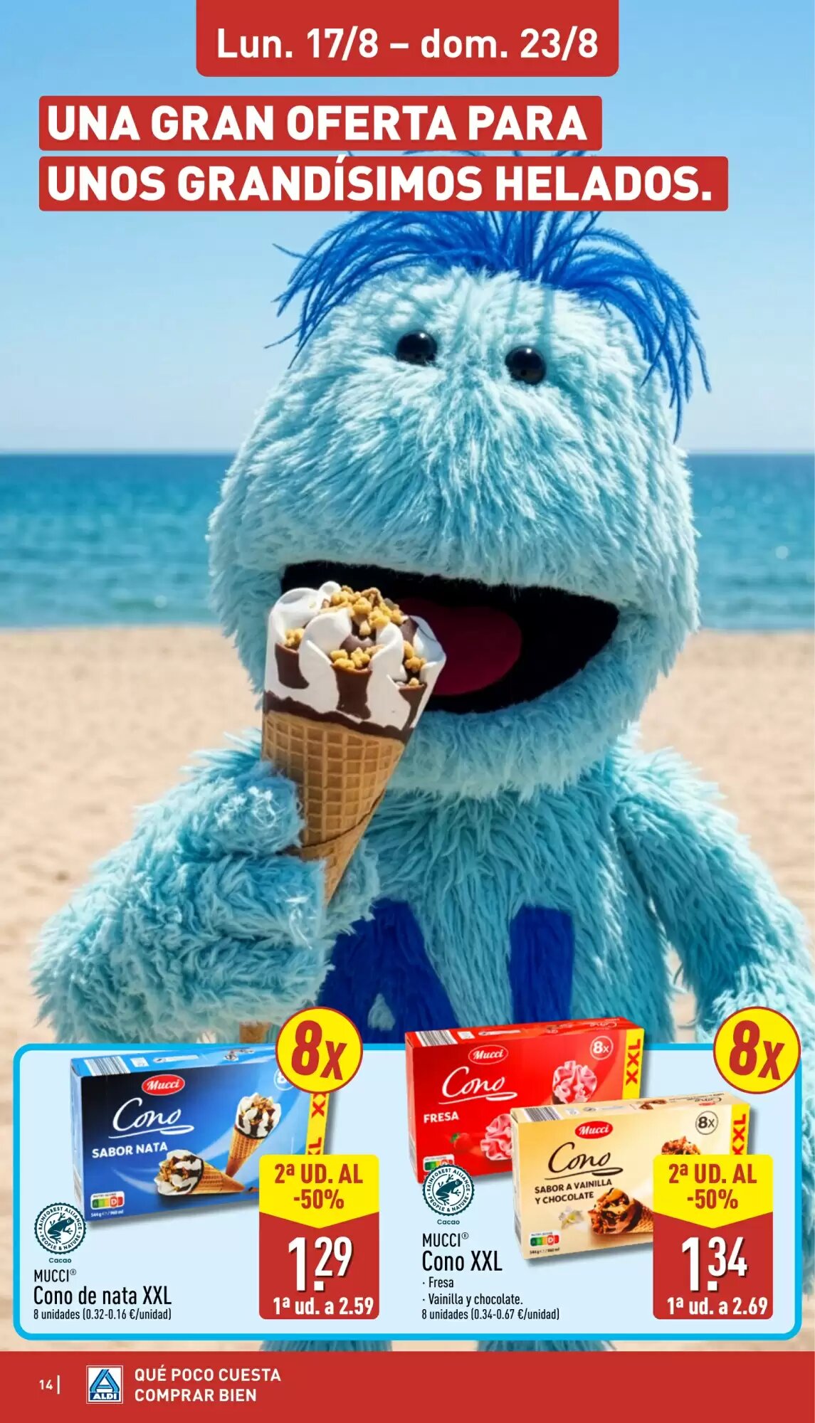 Folleto promocional de ALDI válido desde el 17/08/2026 - Página 14.