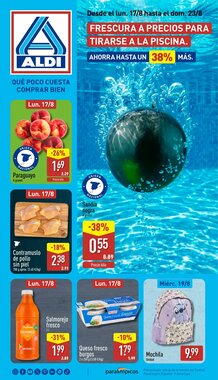 Folleto promocional de ALDI válido desde el 17/08/2026