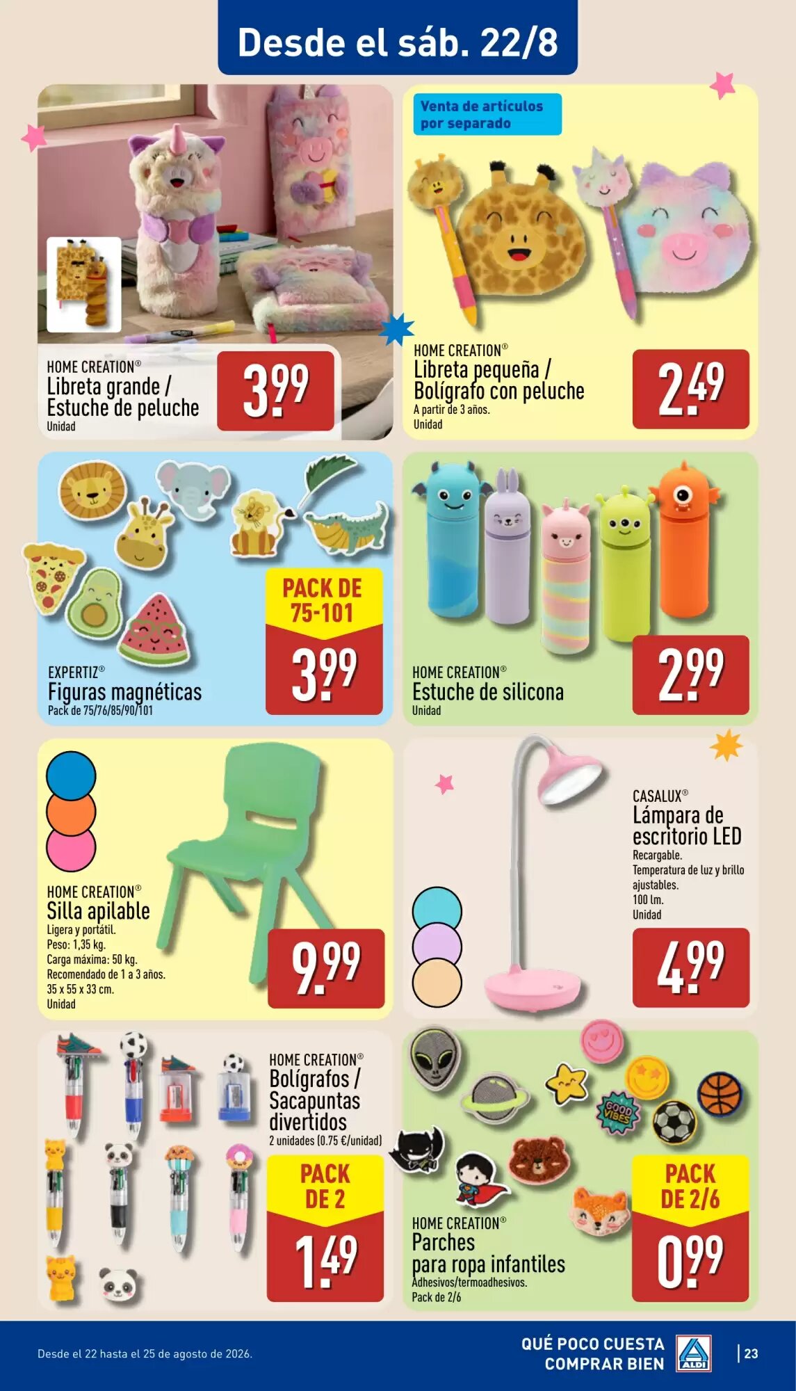 Folleto promocional de ALDI válido desde el 17/08/2026 - Página 23.