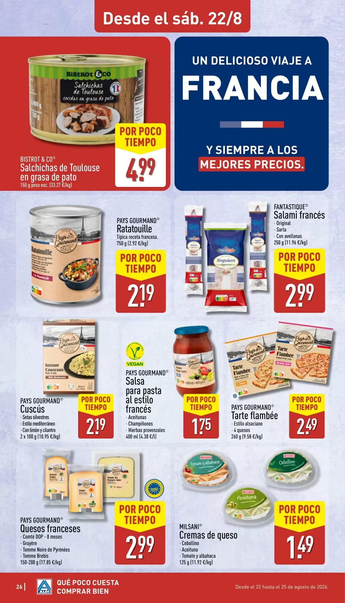 Folleto promocional de ALDI válido desde el 17/08/2026 - Página 26.