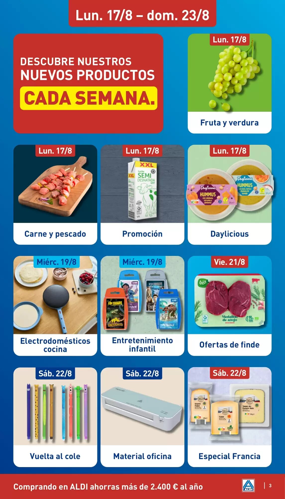 Folleto promocional de ALDI válido desde el 17/08/2026 - Página 3.