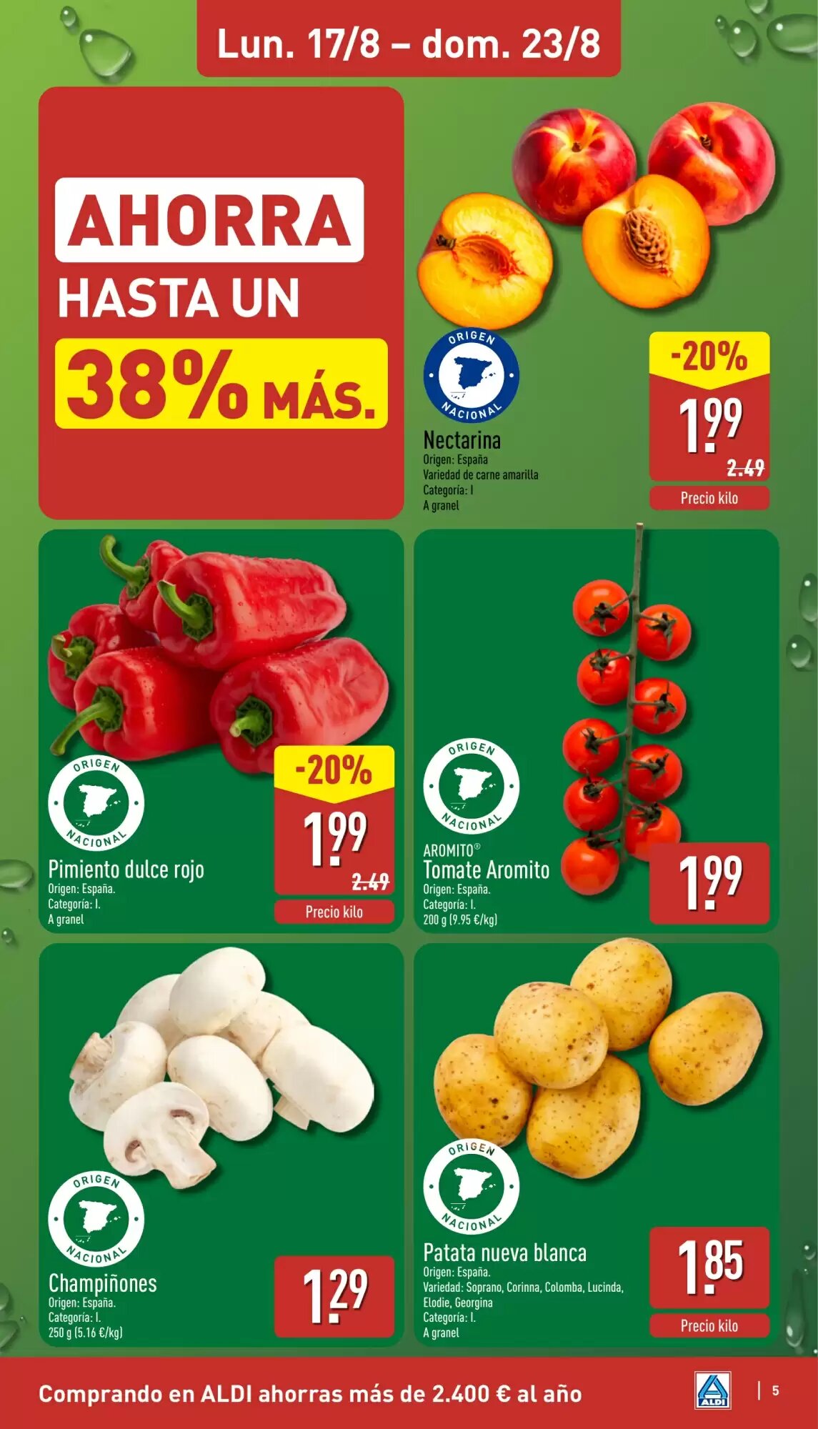 Folleto promocional de ALDI válido desde el 17/08/2026 - Página 5.