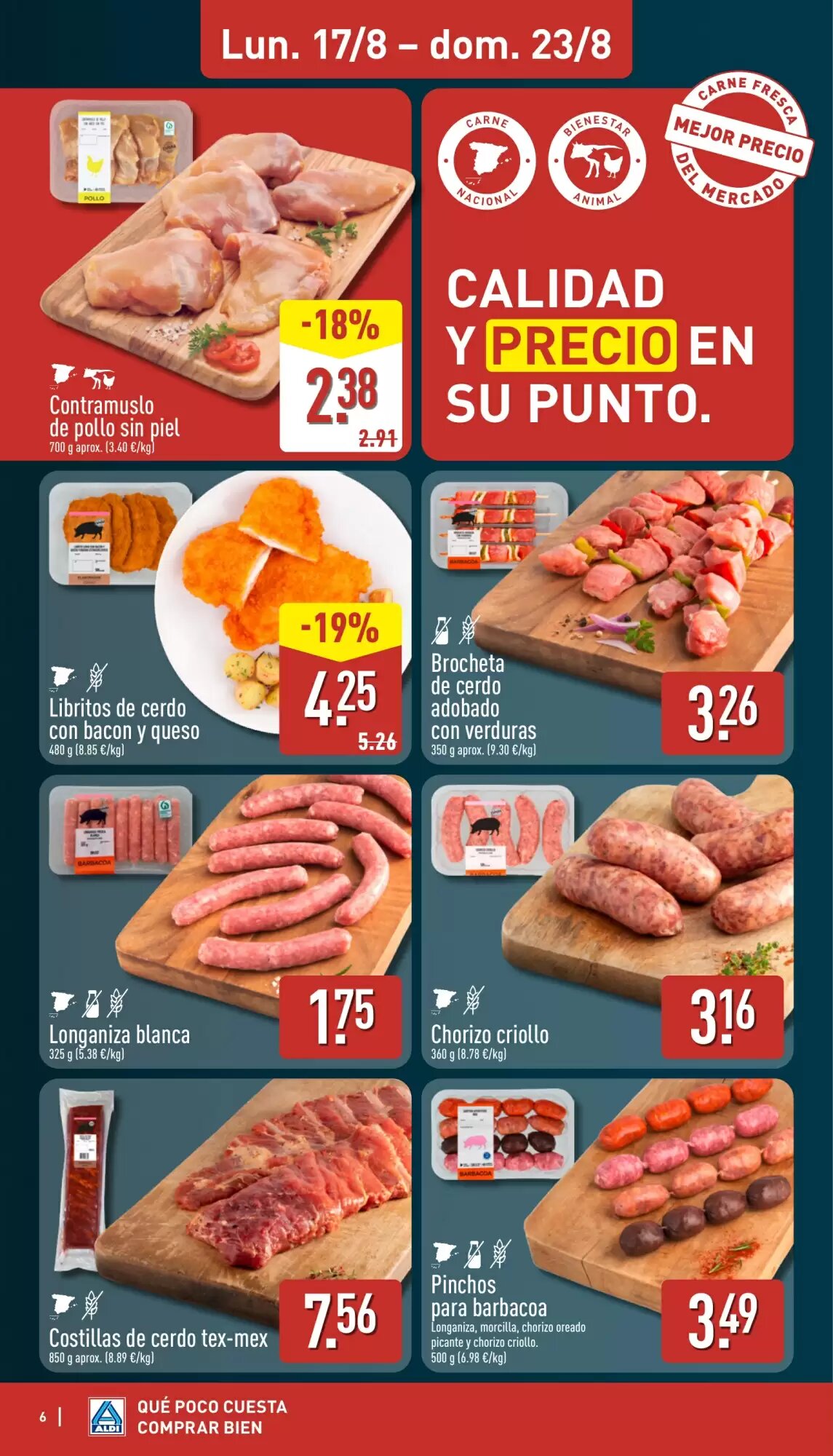 Folleto promocional de ALDI válido desde el 17/08/2026 - Página 6.