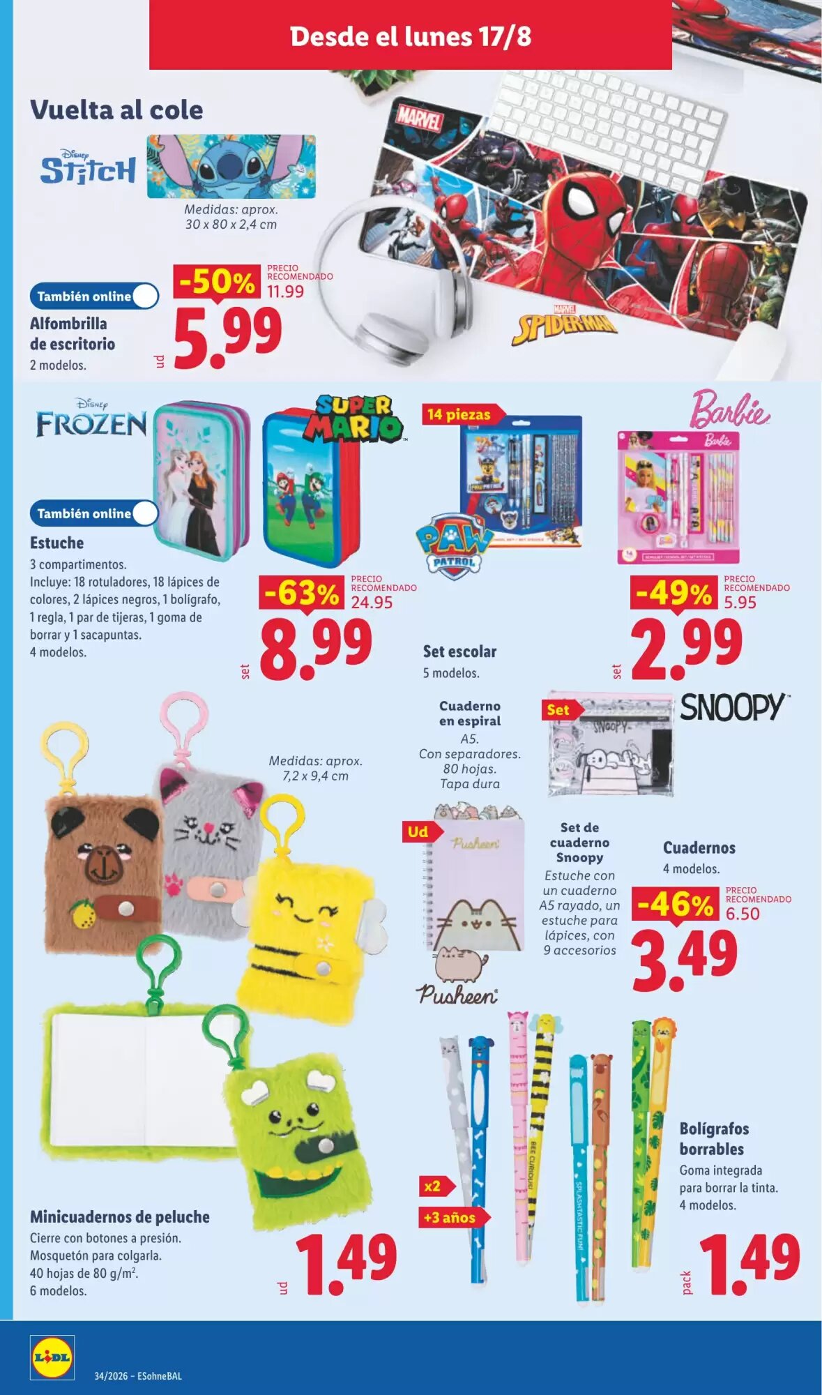 Folleto promocional de Lidl válido desde el 17/08/2026 - Página 12.