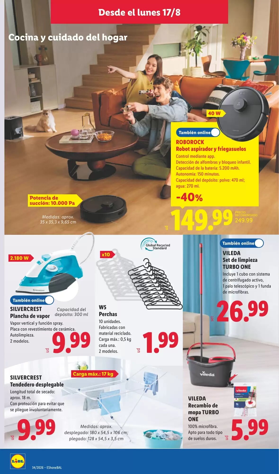 Folleto promocional de Lidl válido desde el 17/08/2026 - Página 16.