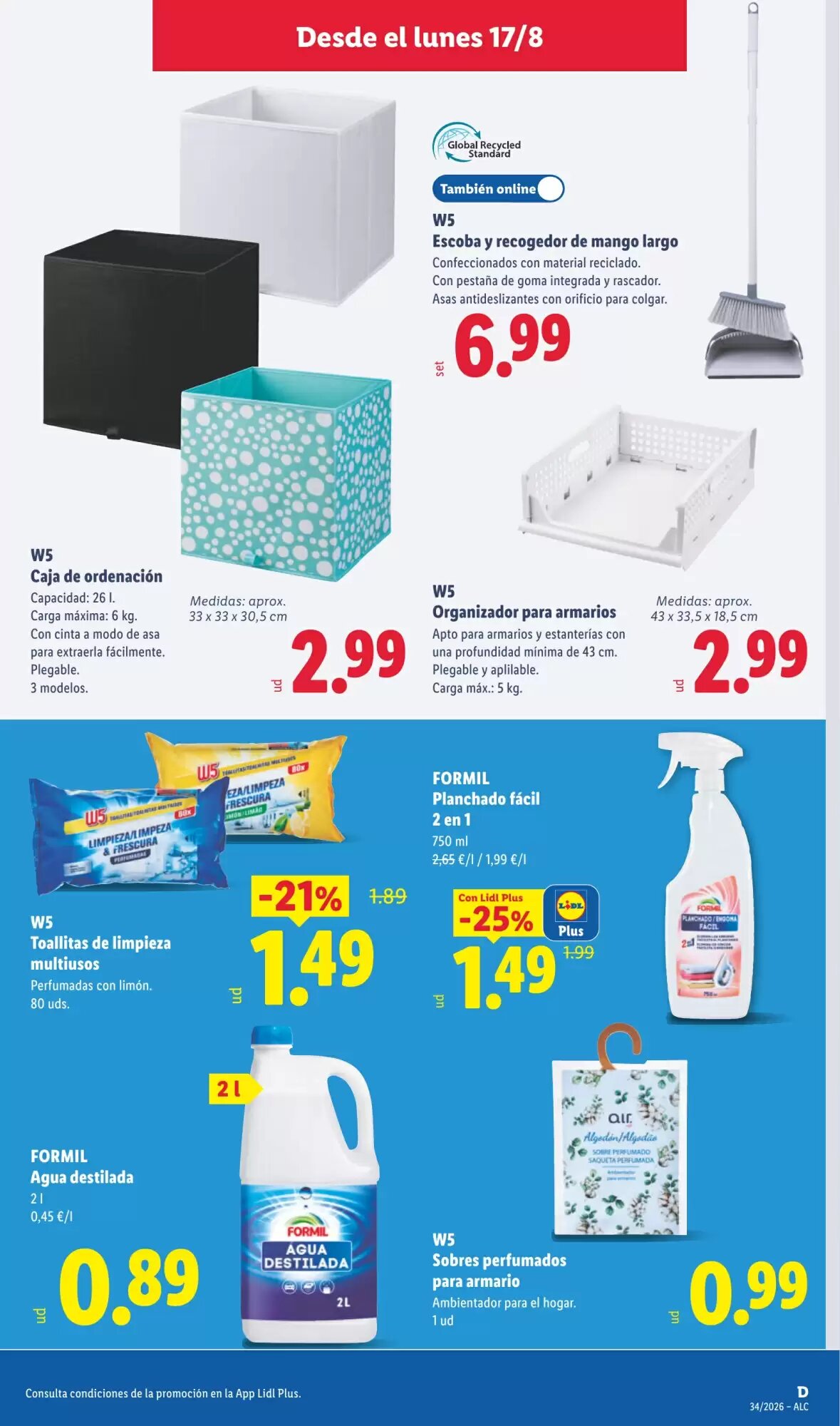 Folleto promocional de Lidl válido desde el 17/08/2026 - Página 19.