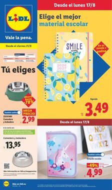 Folleto promocional de Lidl válido desde el 17/08/2026