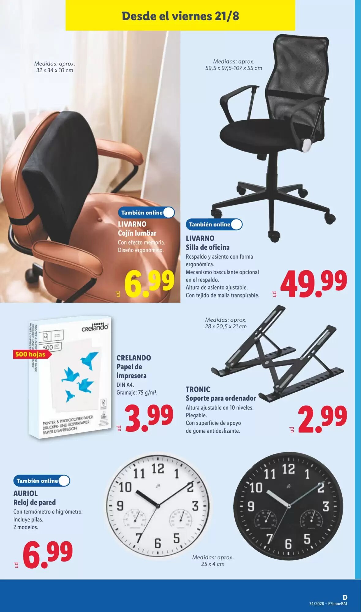Folleto promocional de Lidl válido desde el 17/08/2026 - Página 21.