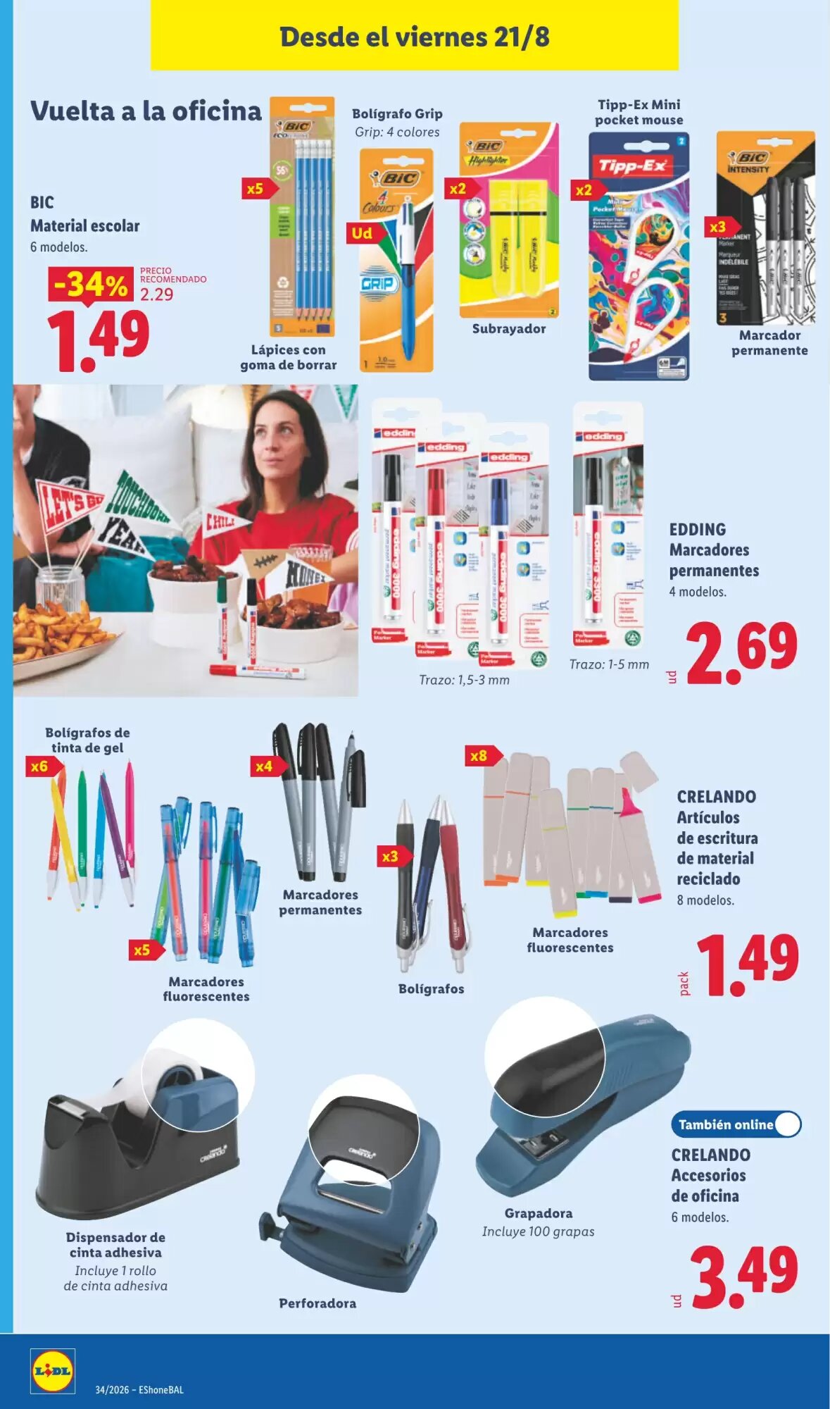 Folleto promocional de Lidl válido desde el 17/08/2026 - Página 22.