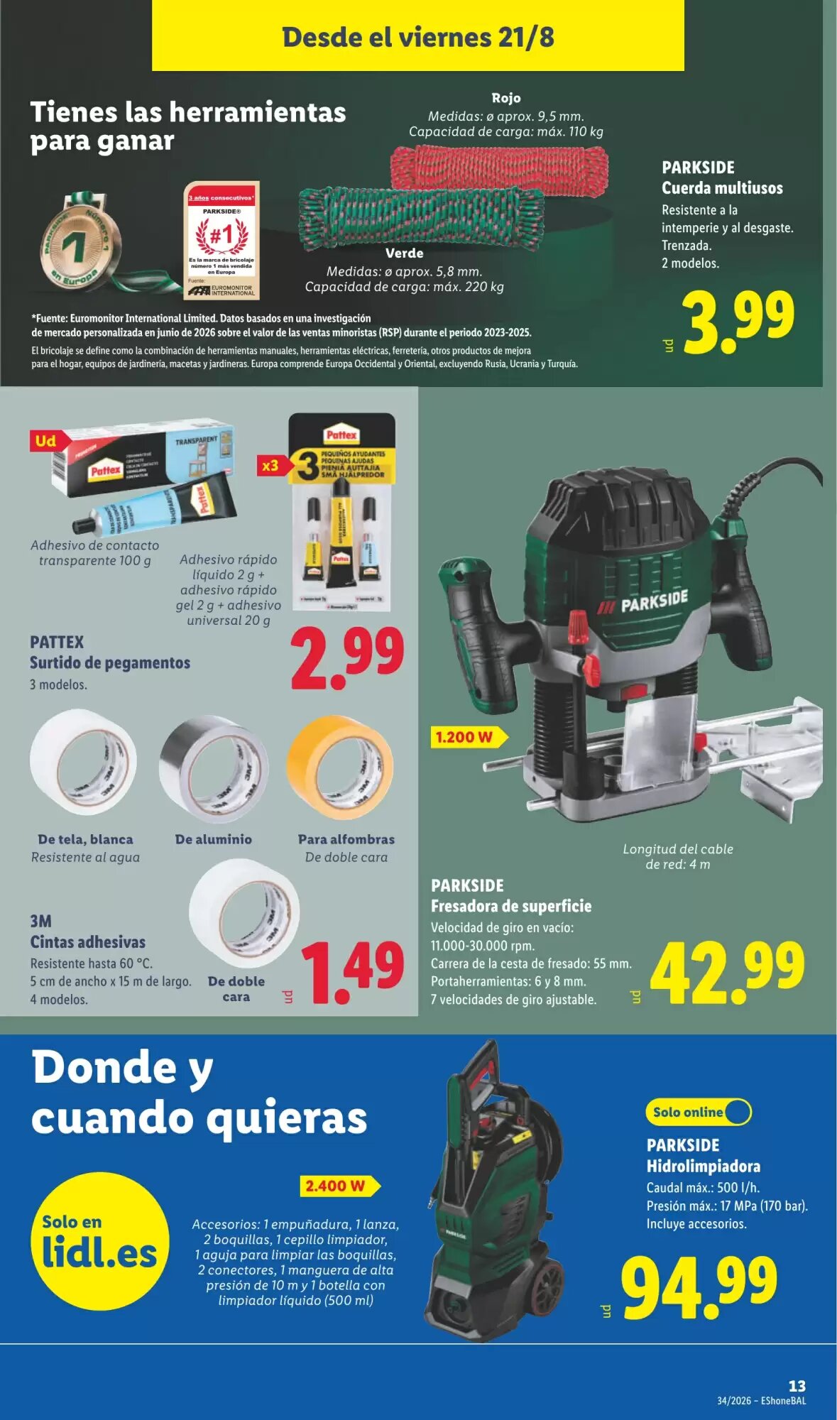 Folleto promocional de Lidl válido desde el 17/08/2026 - Página 27.